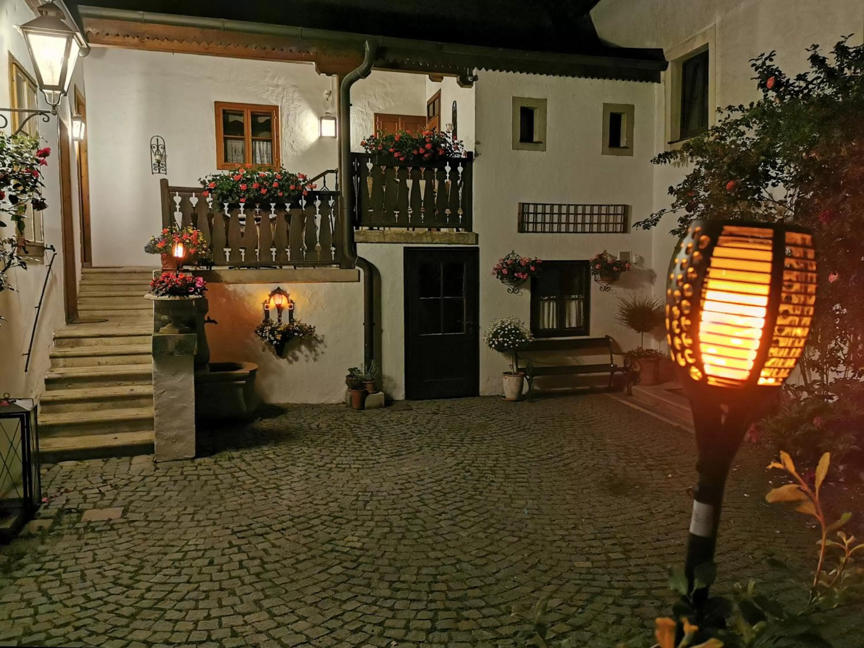 Patio in Hotel-Residenz Schrannenhof