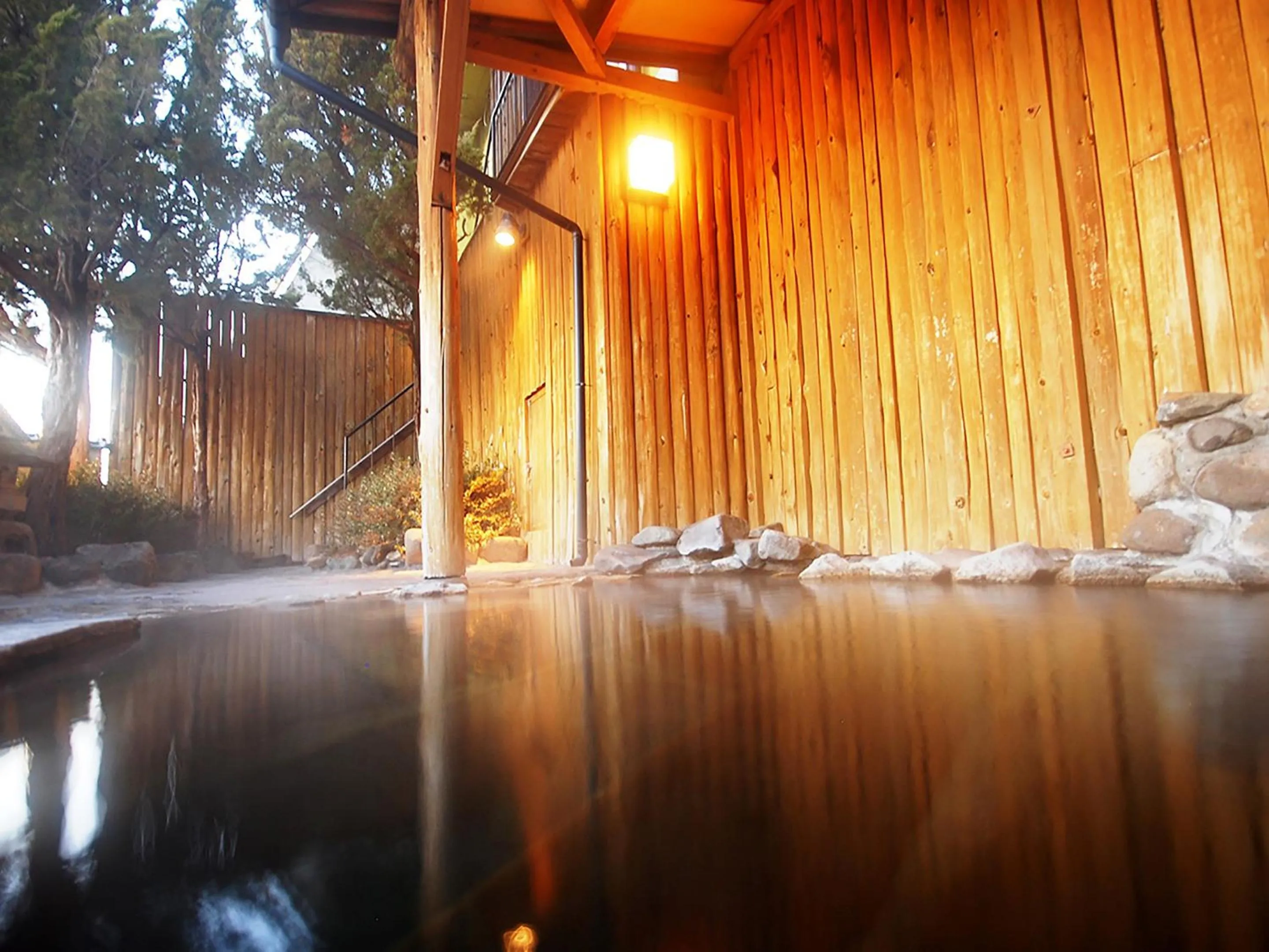 Hot Spring Bath in Ryokan Biyunoyado