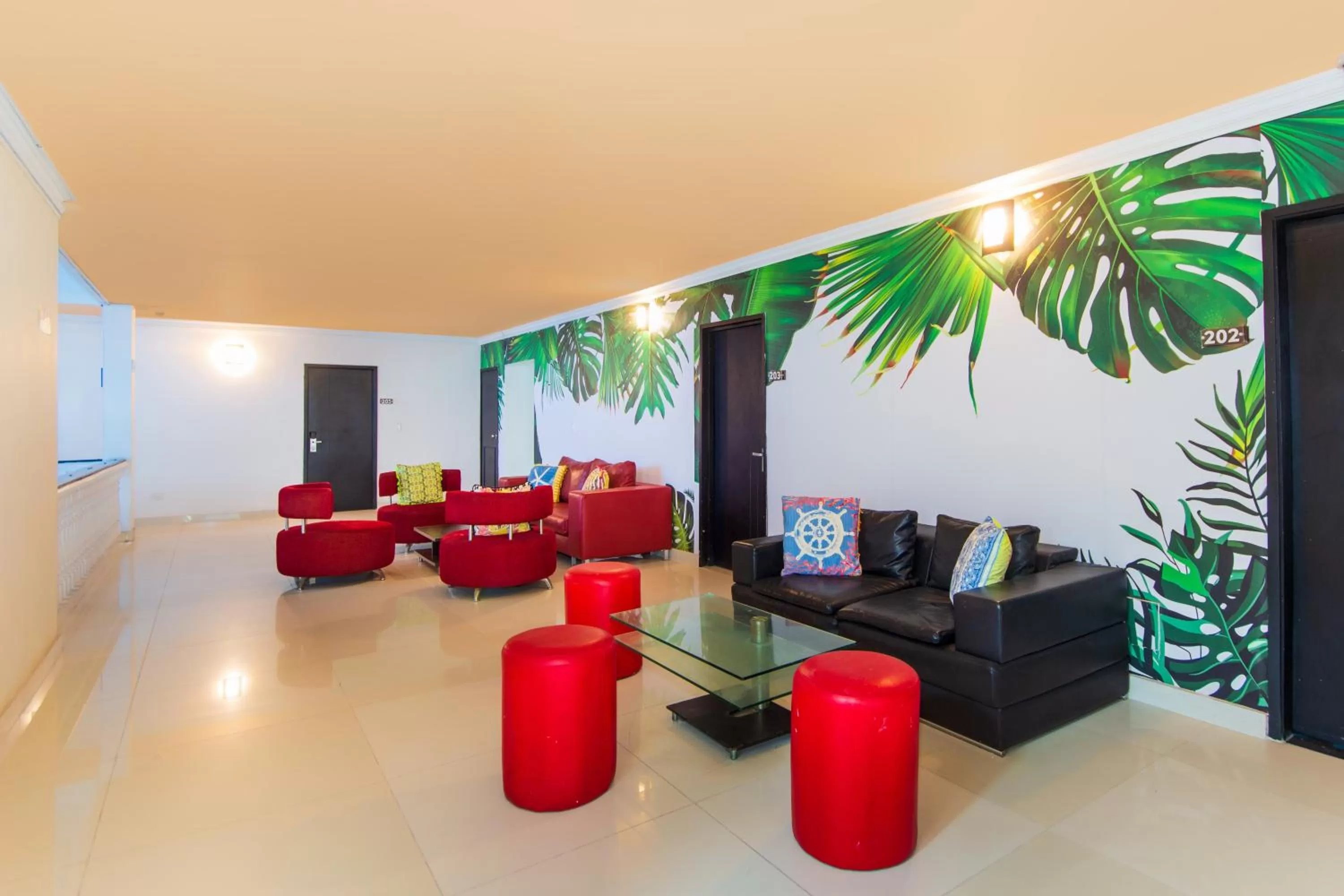 Living room in Hotel Bocagrande By GEH Suites