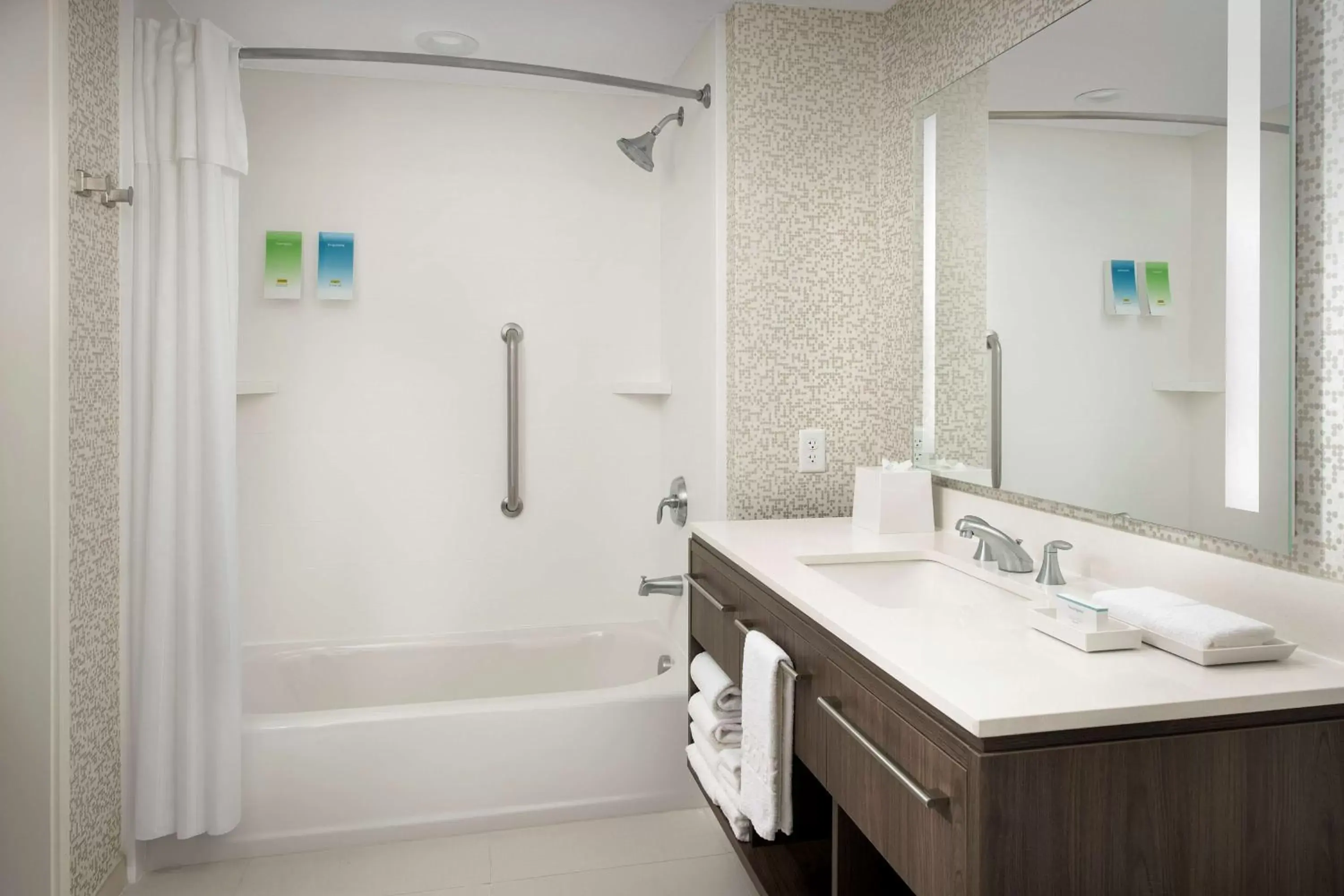 Bathroom in Home2 Suites By Hilton St. Augustine I-95 Bathroom in Home2 Suites By Hilton St. Augustine I-95
