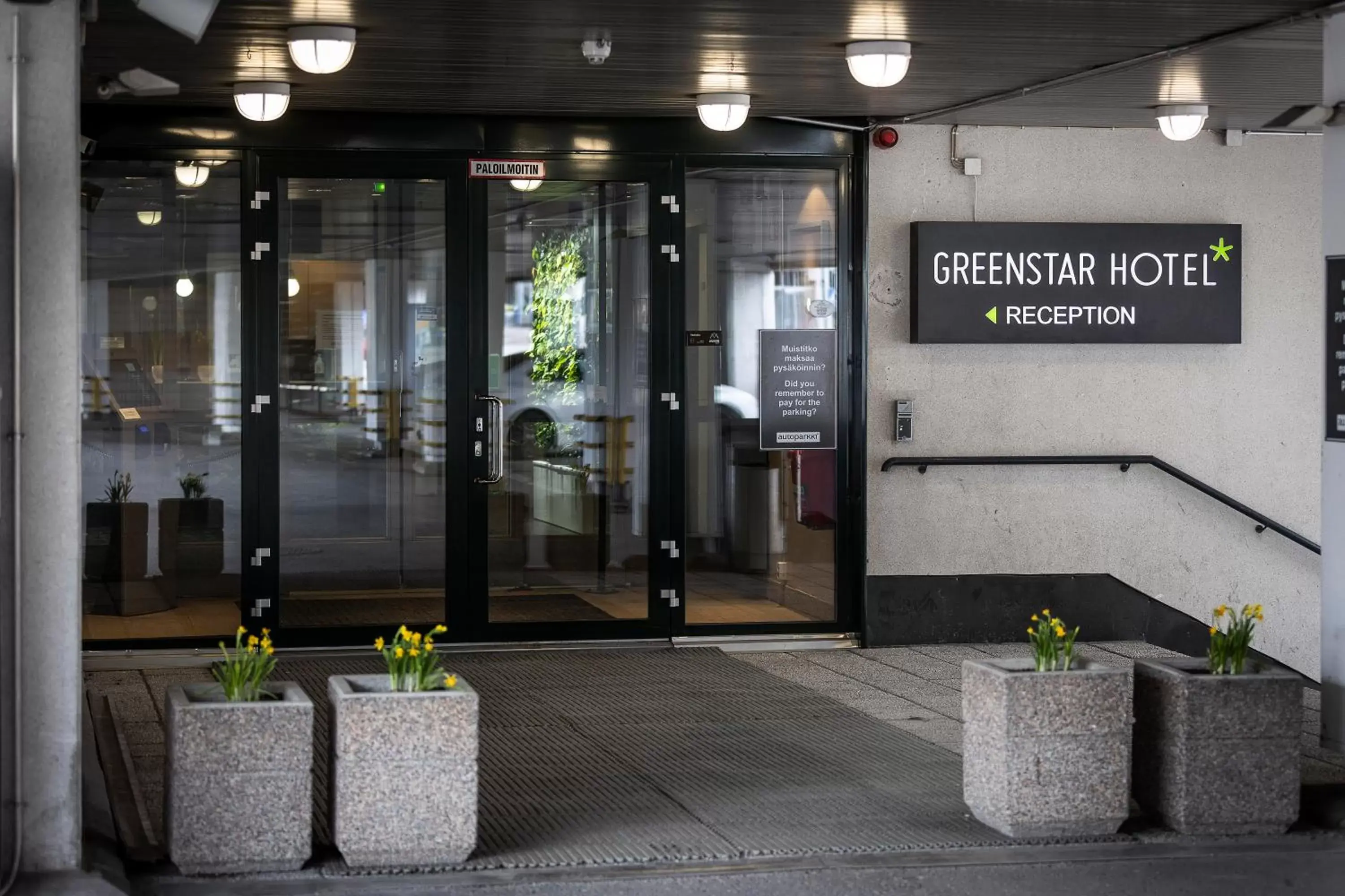 Facade/entrance in GreenStar Hotel Lahti Facade/entrance in GreenStar Hotel Lahti