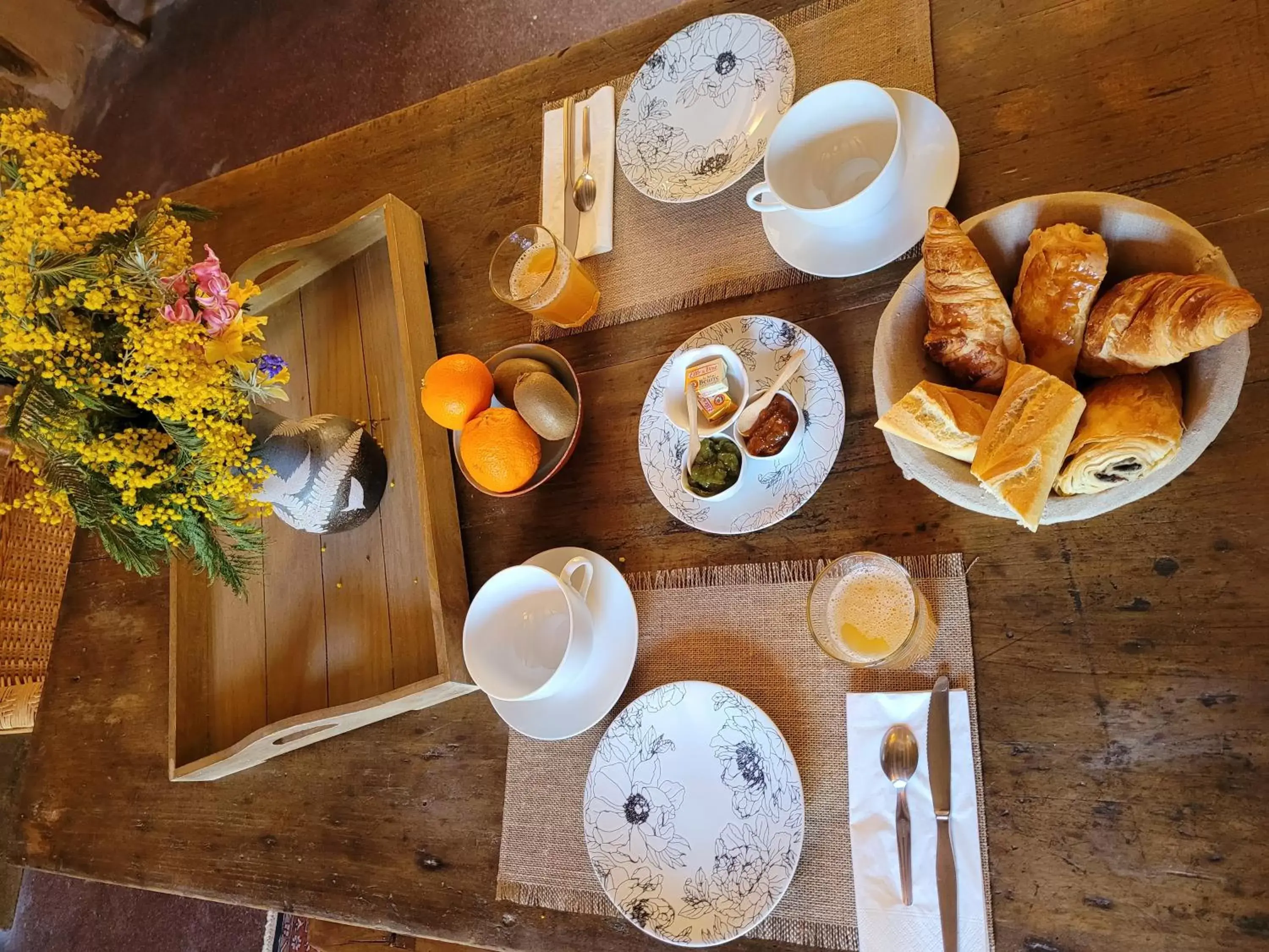 Breakfast in La Cressonnière