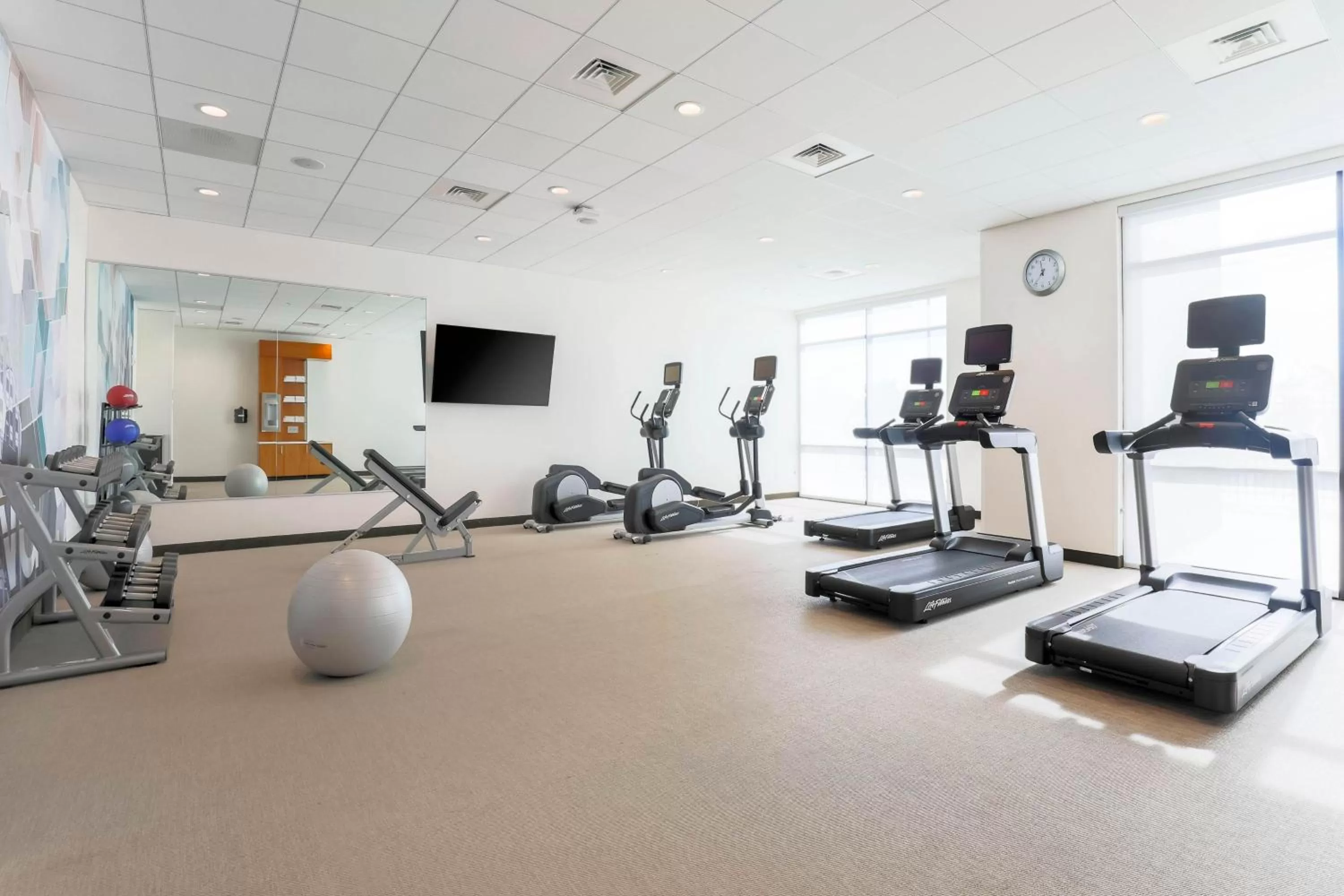 Fitness centre/facilities in SpringHill Suites by Marriott San Jose Fremont
