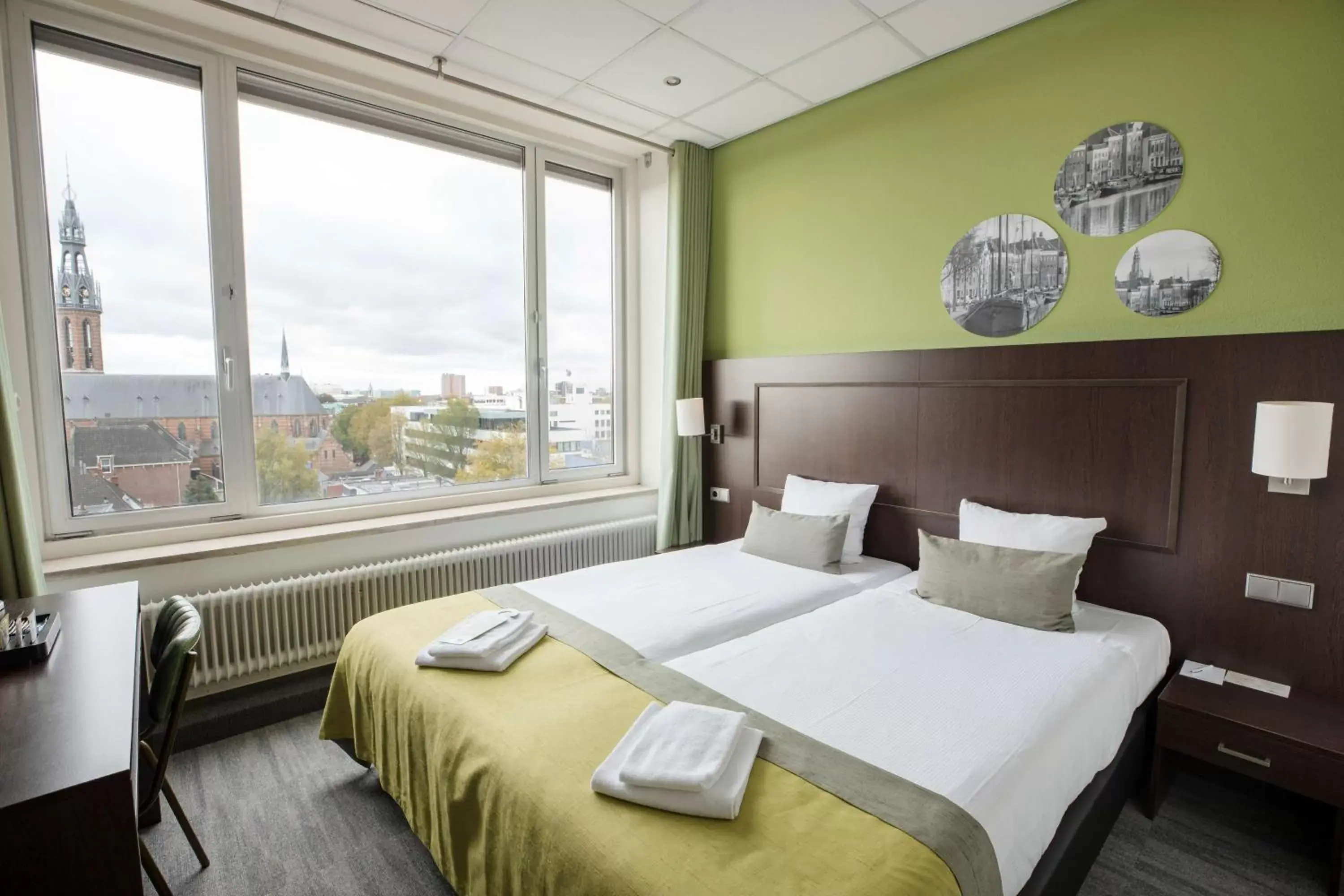 Bedroom, Bed in Flonk Hotel Groningen Centre, BW Signature Collection voorheen Best Western Hotel Groningen Centre