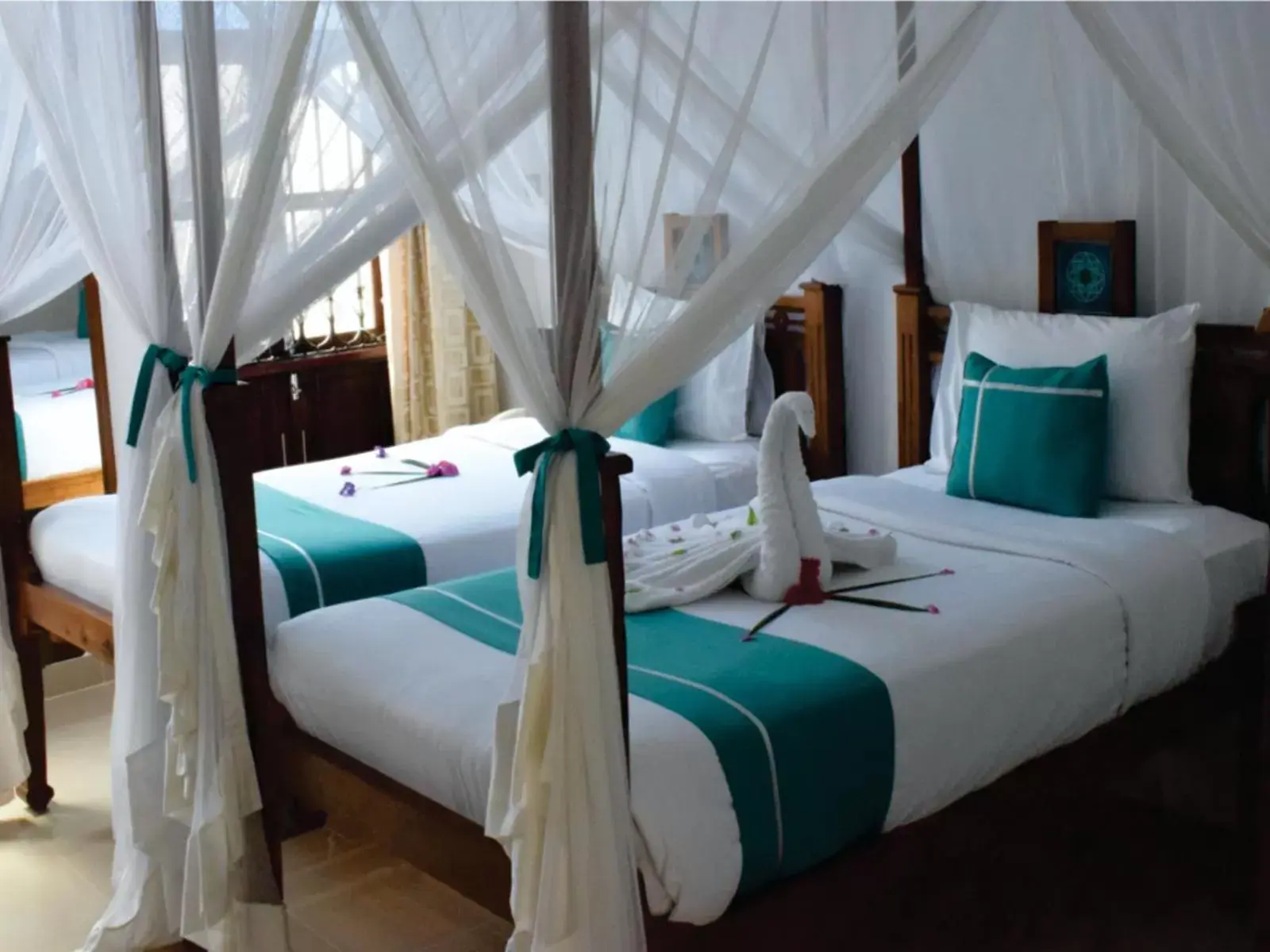 Bed in Maru Maru Hotel