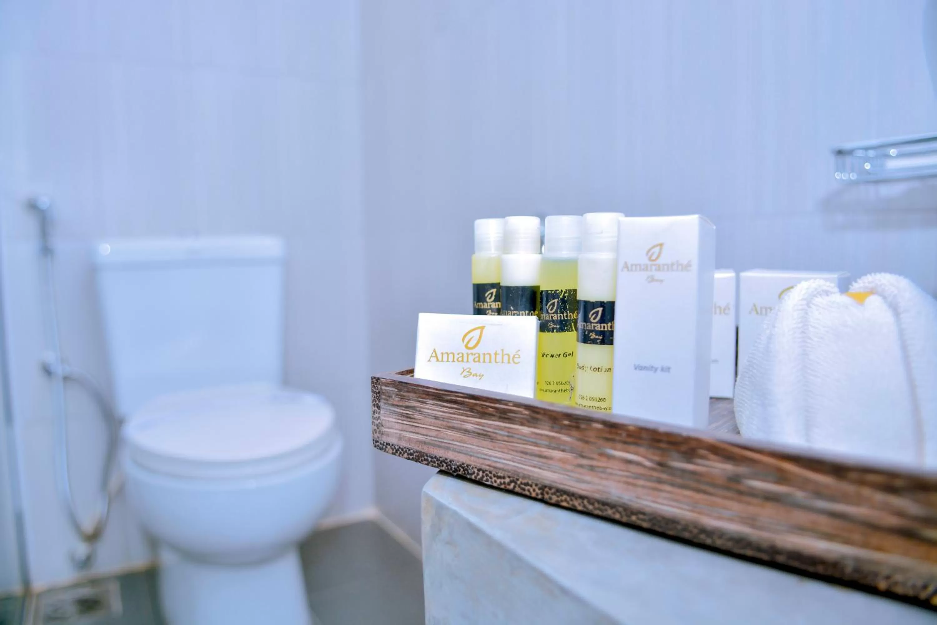 Toilet in Amaranthe Bay Resort & Spa