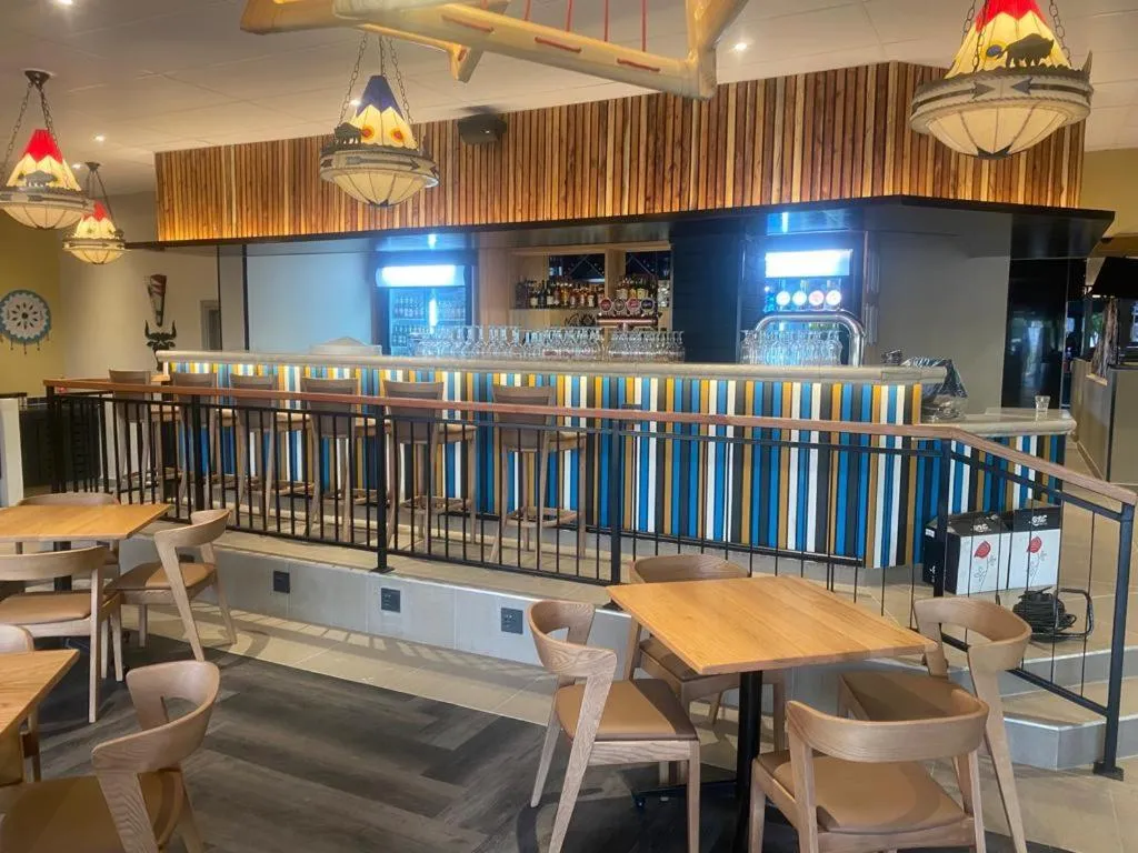 Seating area in Garden Court Morningside Sandton