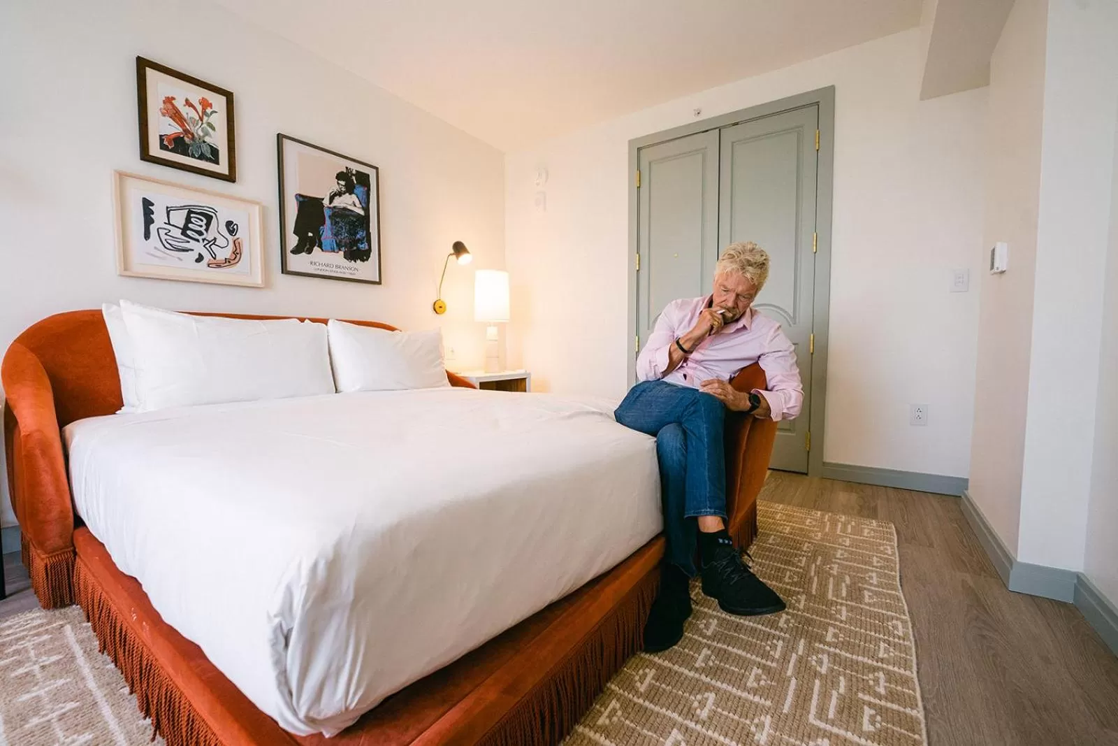 Bed in Virgin Hotels New Orleans