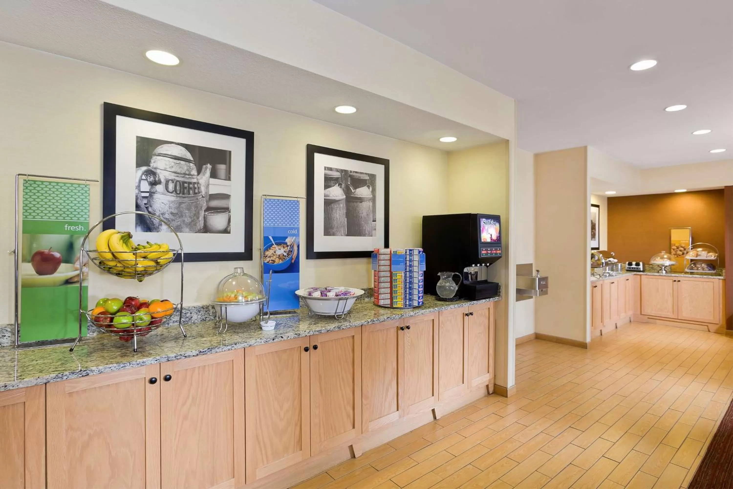 Breakfast in Hampton Inn Lubbock