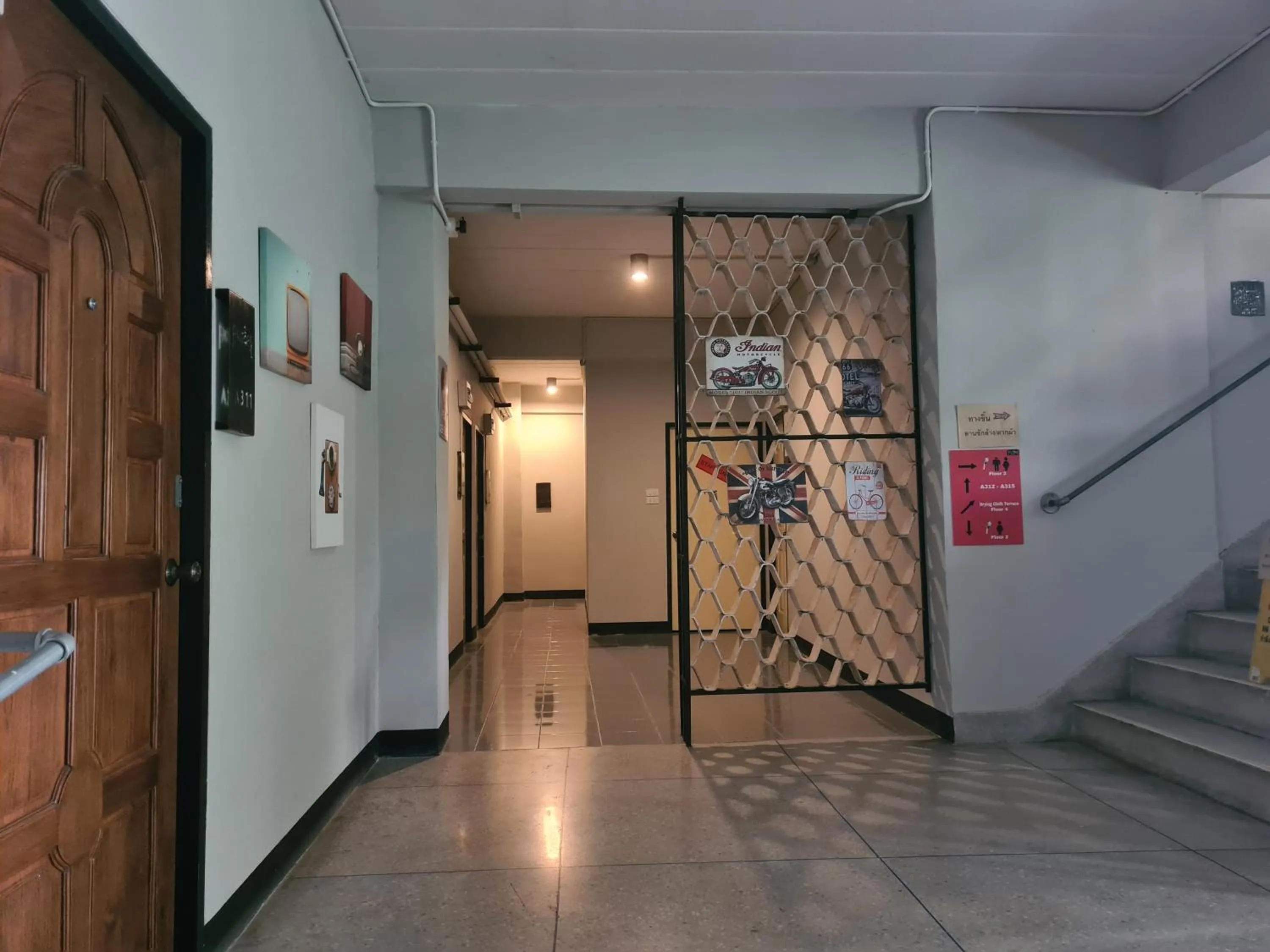 Decorative detail in The 8 Factory Hotel Phitsanulok