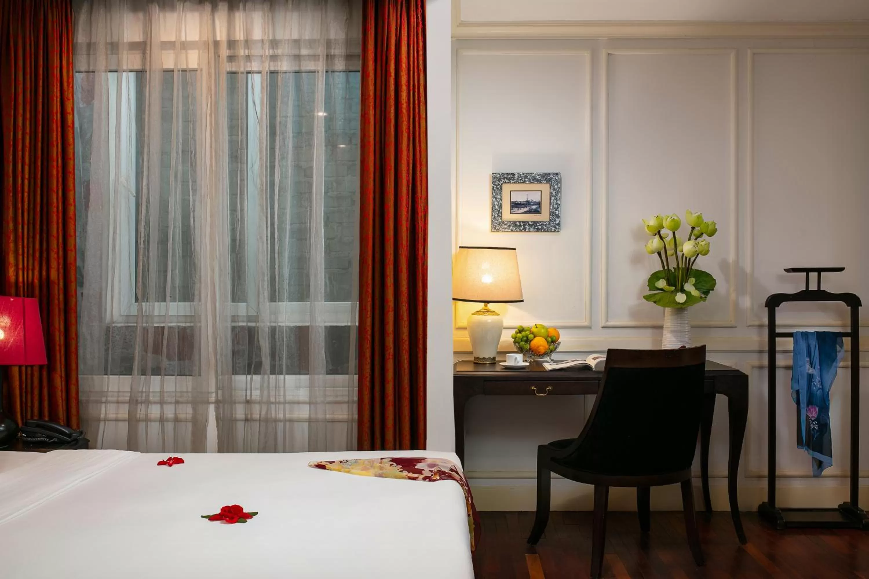 Bed in Hanoi Boutique Hotel & Spa