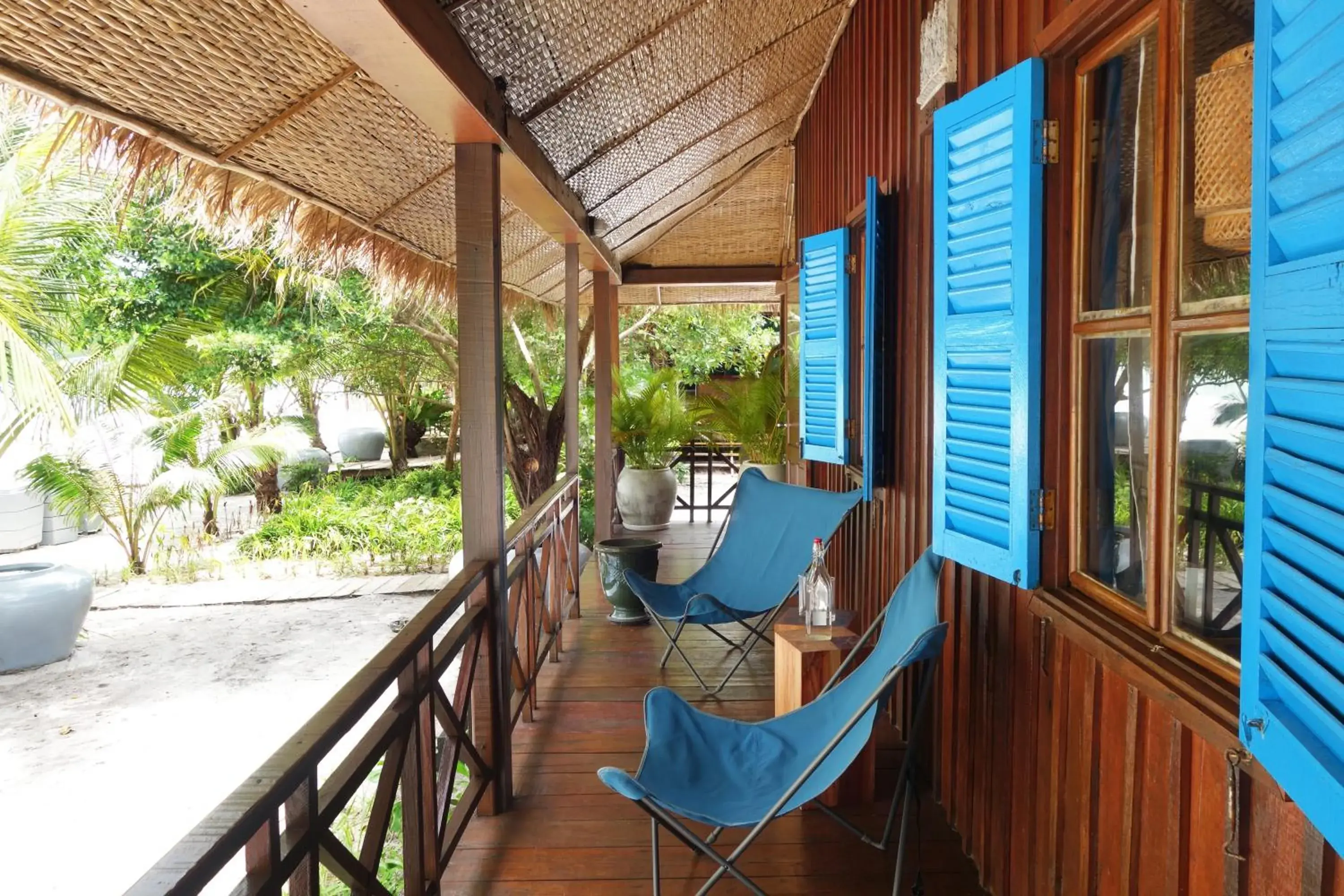 Balcony/Terrace in Sok San Beach Resort