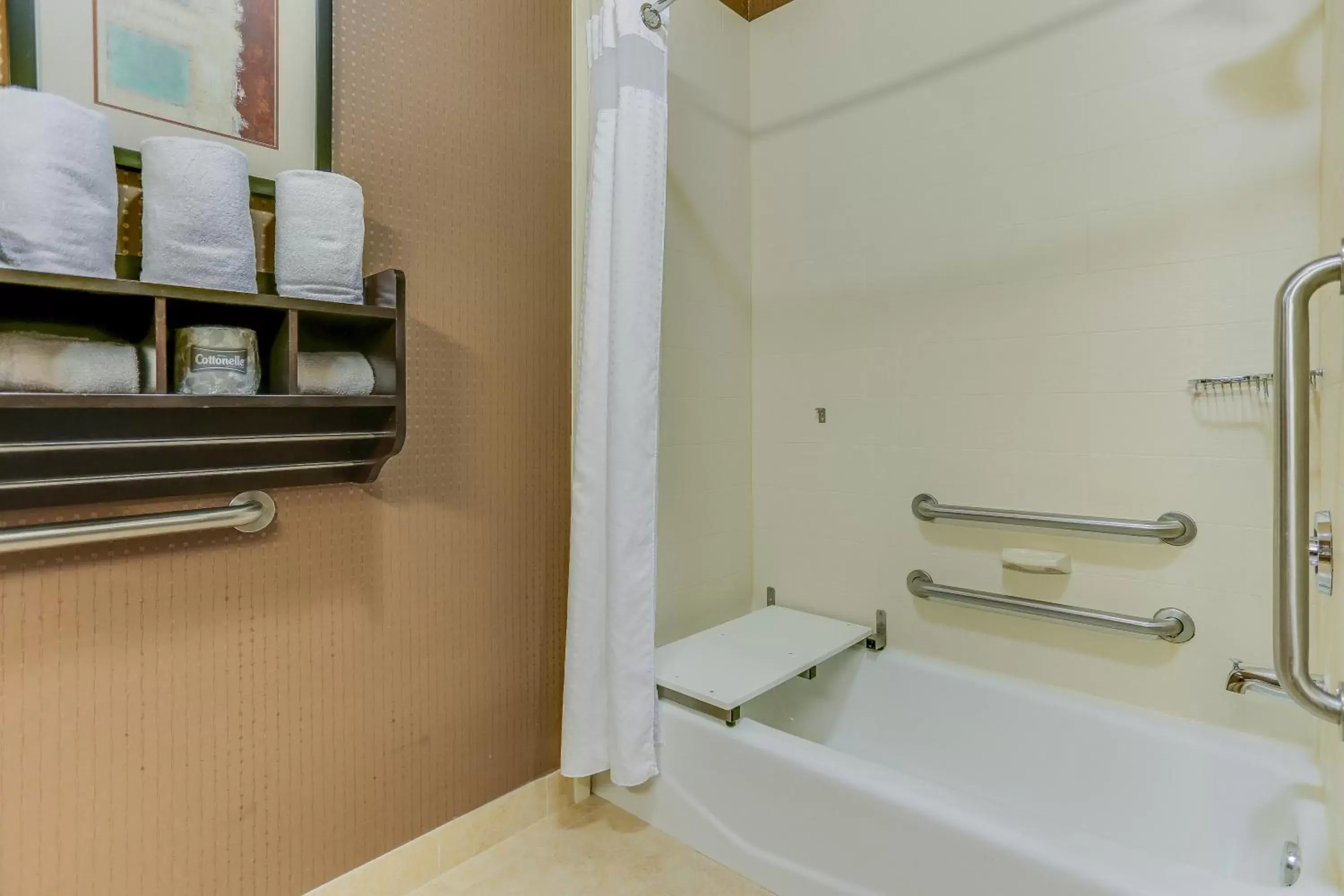 Shower, Bathroom in Holiday Inn Express Hotel & Suites Huntsville, an IHG Hotel
