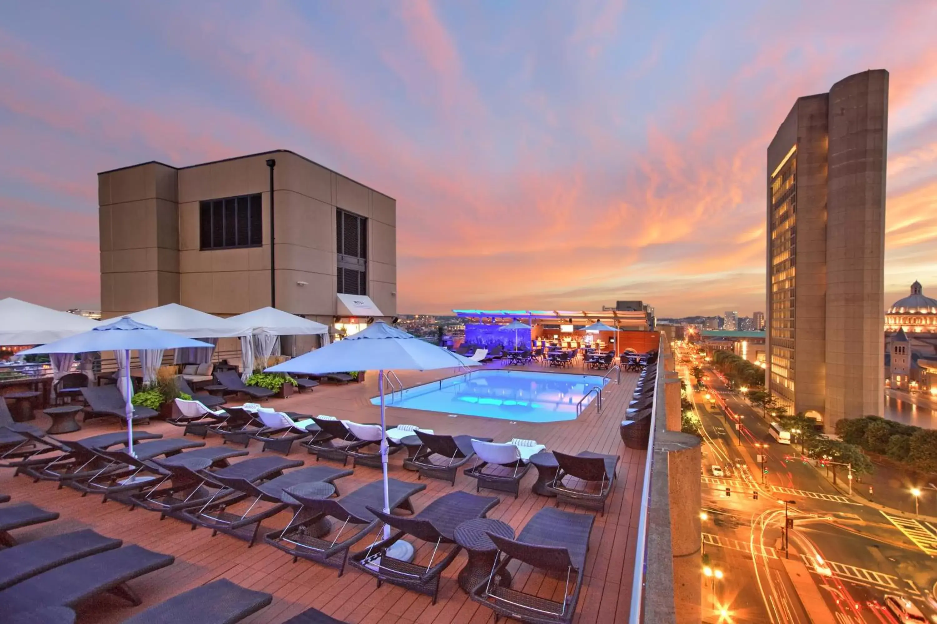 Pool View in The Colonnade Hotel