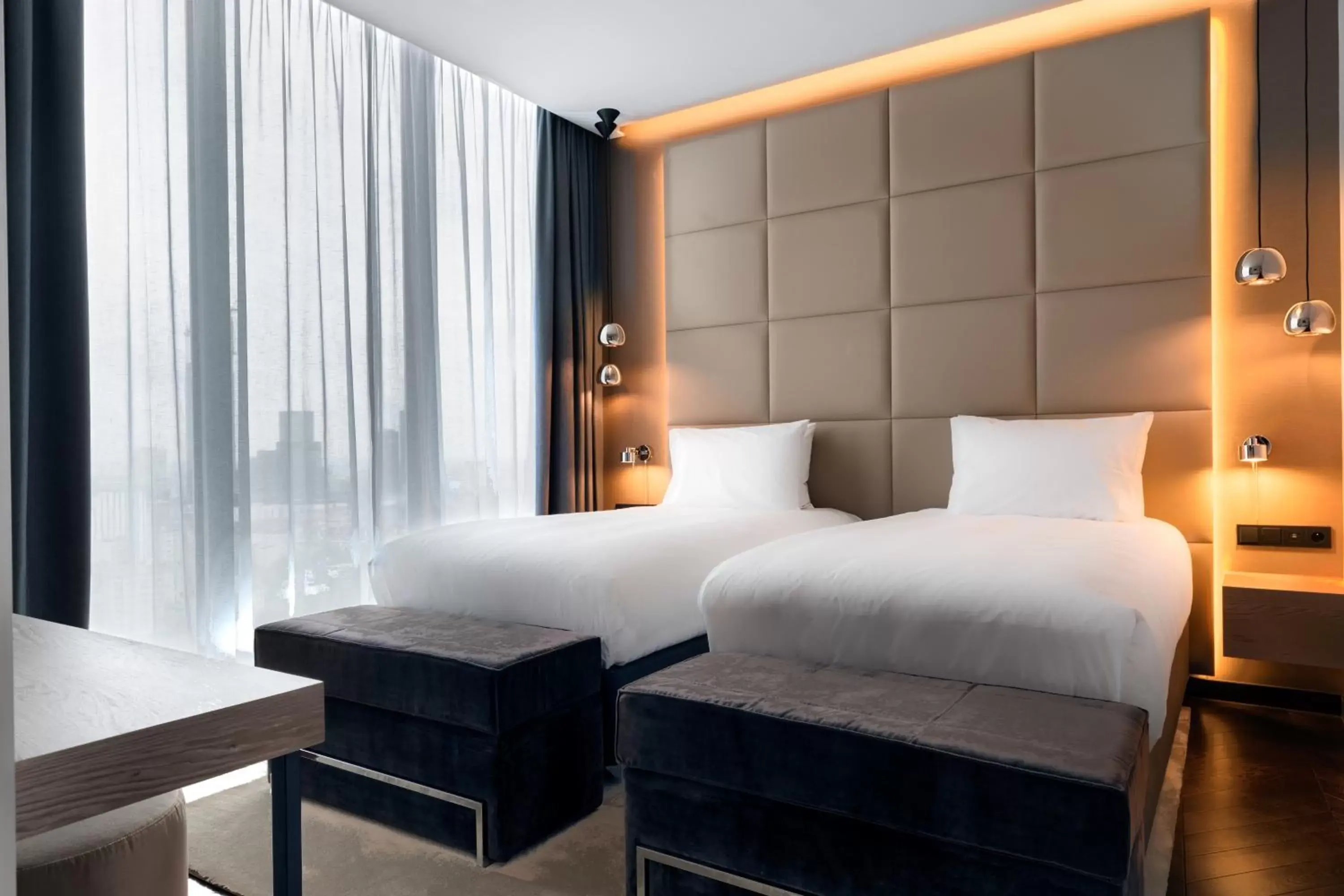 Bed in Crowne Plaza - Warsaw - The HUB, an IHG Hotel