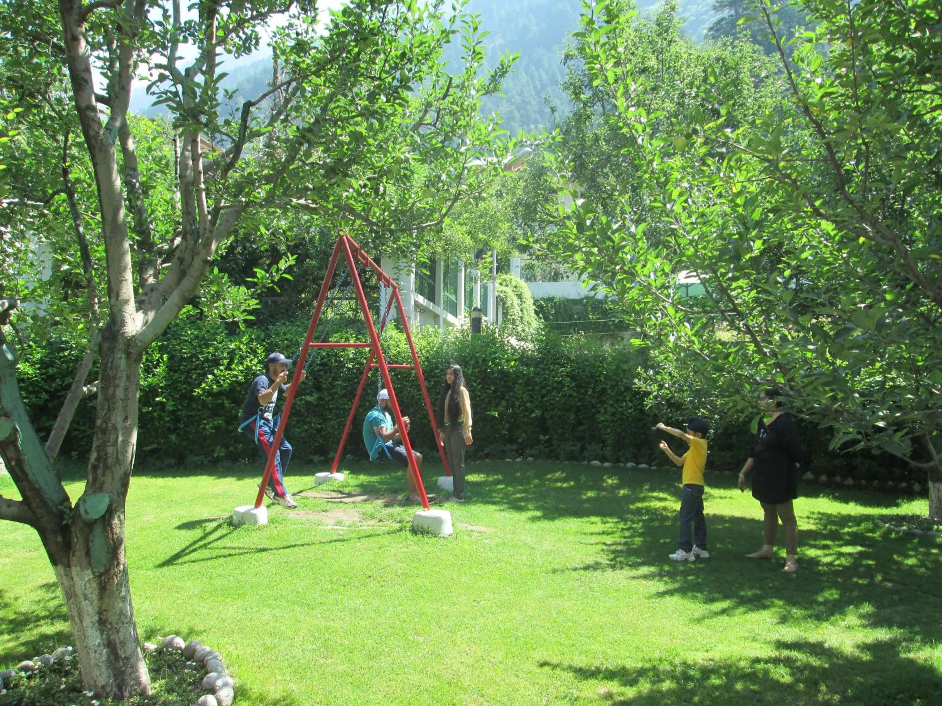 Garden in Honeymoon Inn Manali