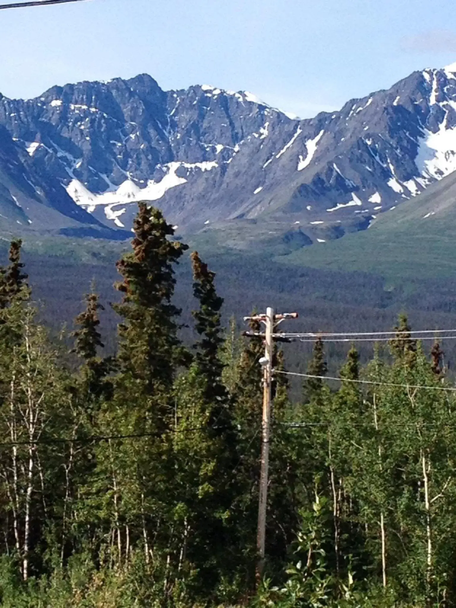 Mountain view in Parkside Inn