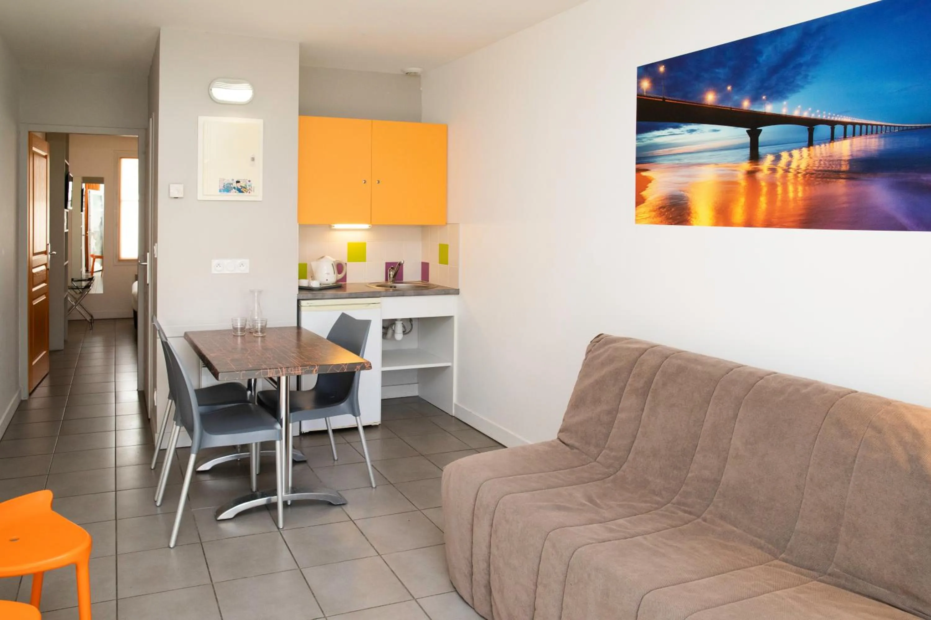 Living room in Hôtel de Ré, "The Originals Résidence"