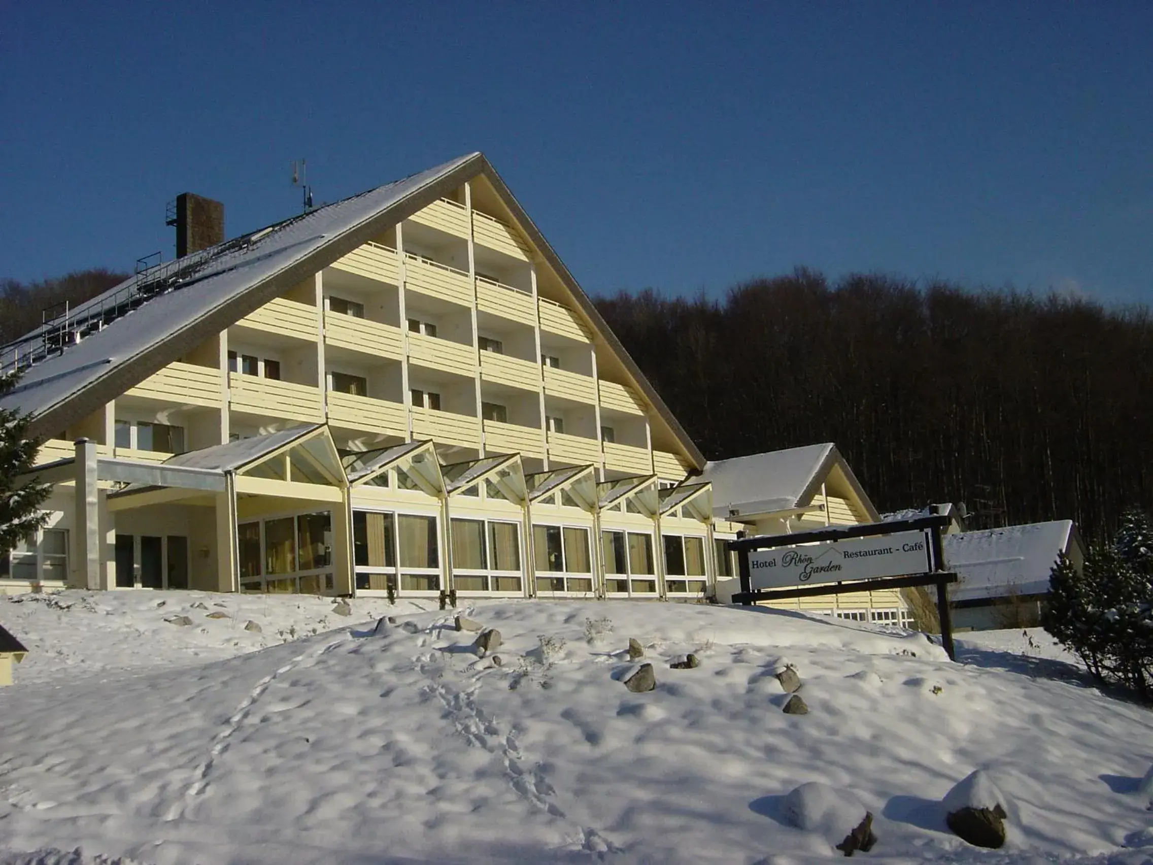 Property building, Winter in Best Western Hotel Rhön Garden