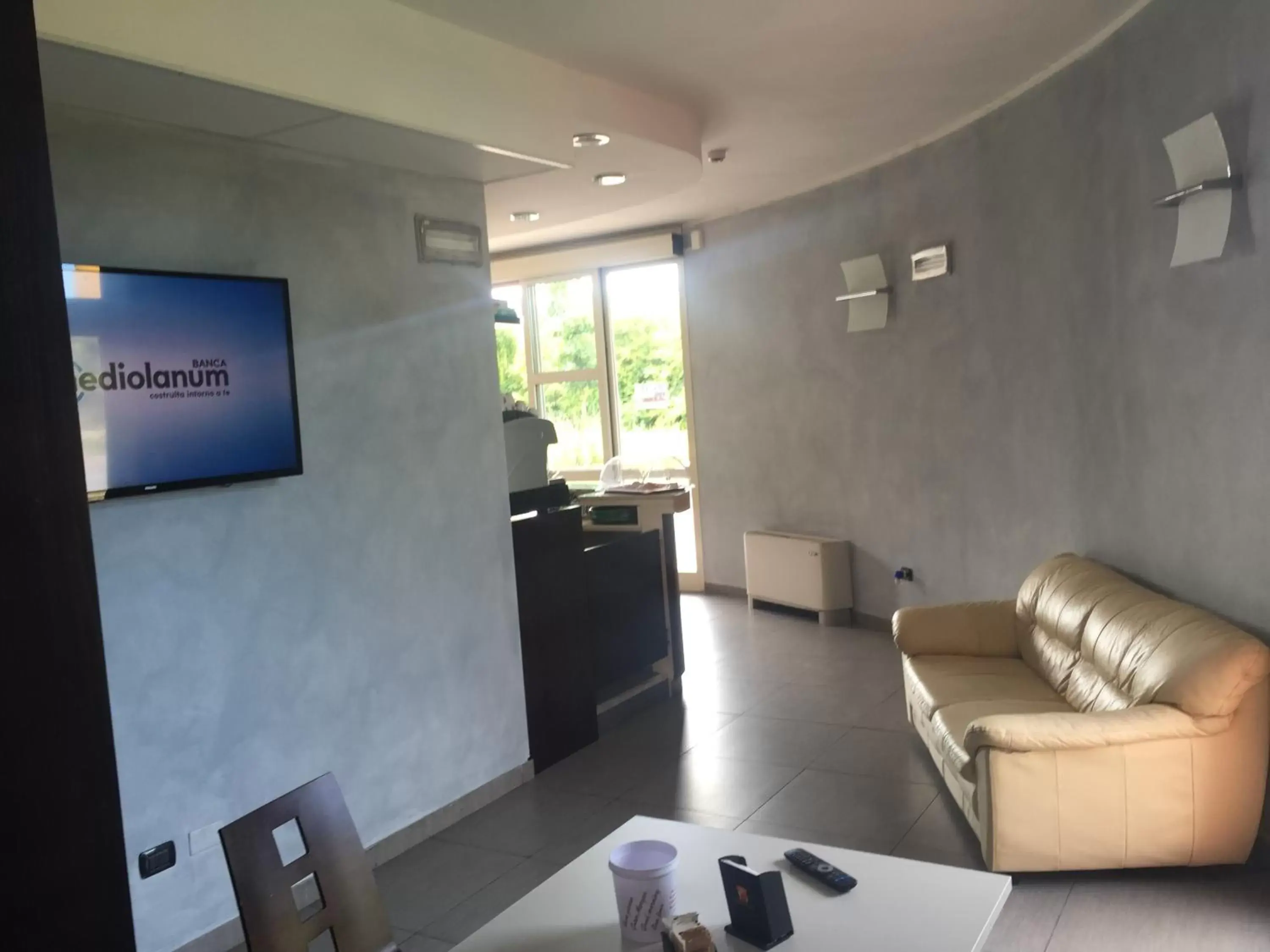 Communal lounge/ TV room, Lobby/Reception in Hotel Motel Galaxy Reggio Emilia