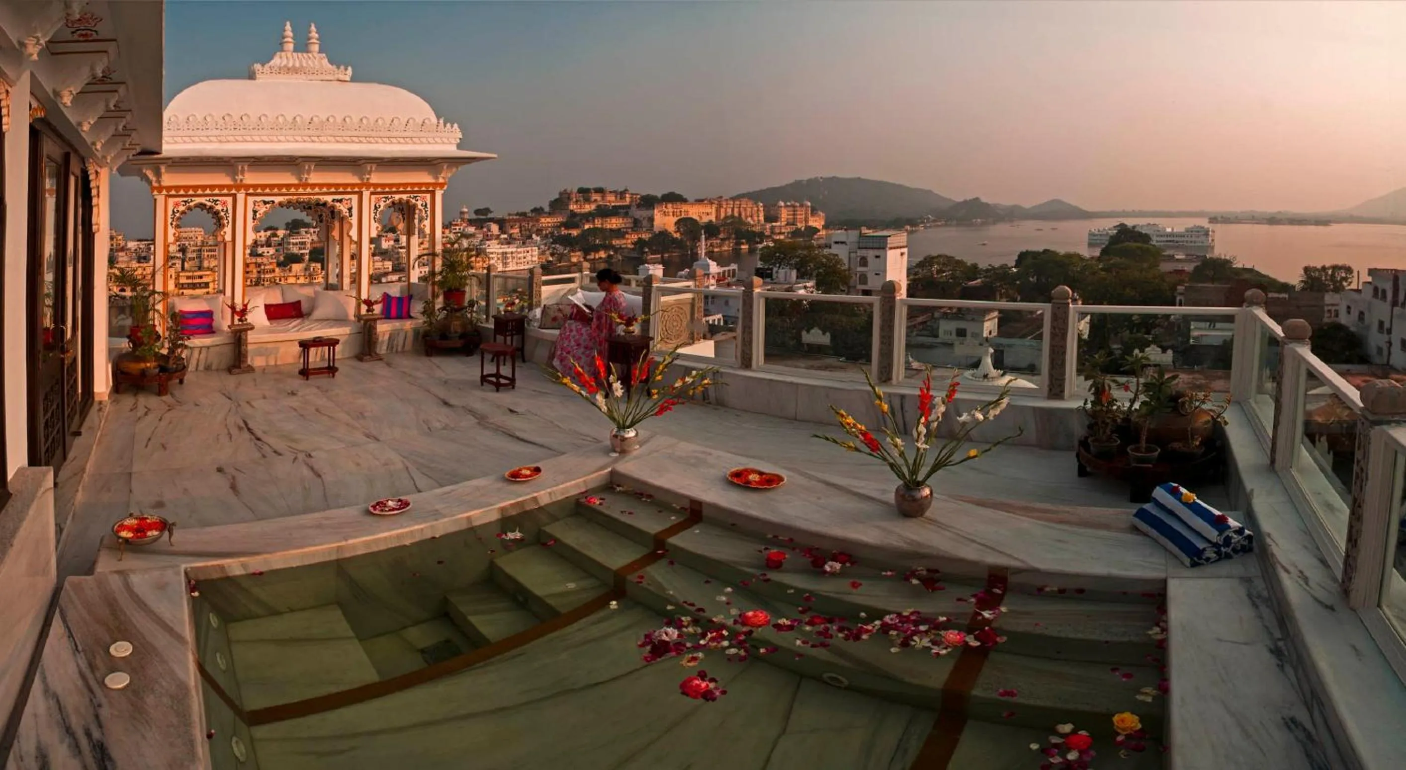 Balcony/Terrace in Hotel Udai Kothi