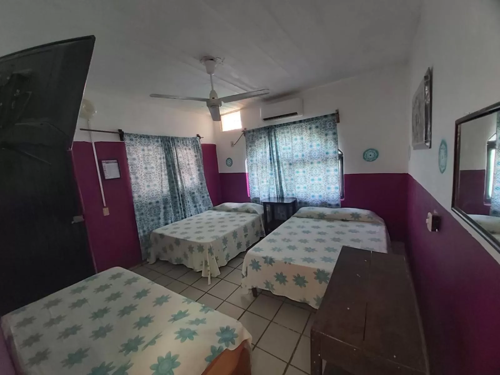 Bed in Hotel Ayalamar Manzanillo