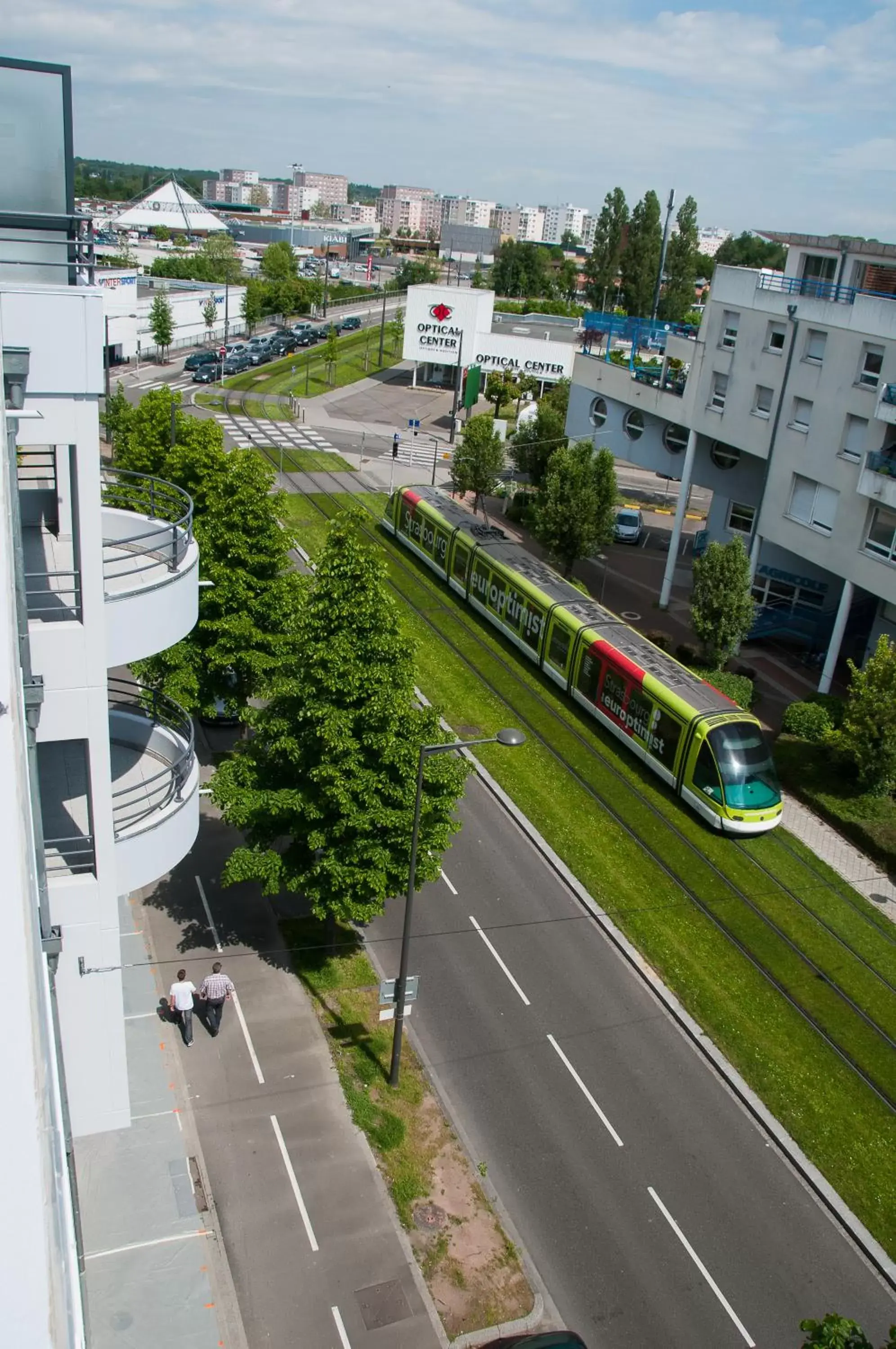 Neighbourhood, City View in Le Lodge Brit Hotel Strasbourg Zenith