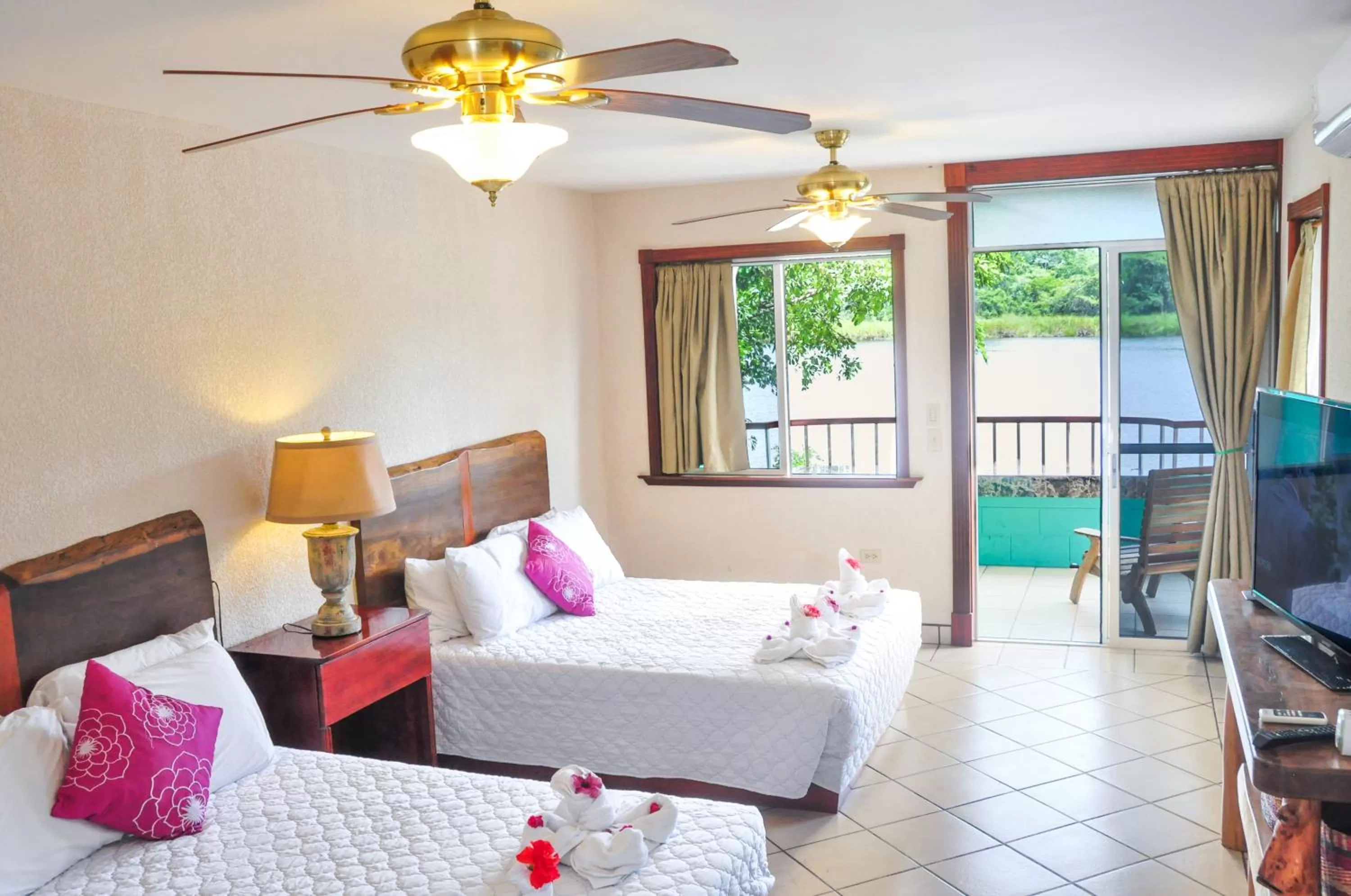 Decorative detail in Lamanai Hotel & Marina