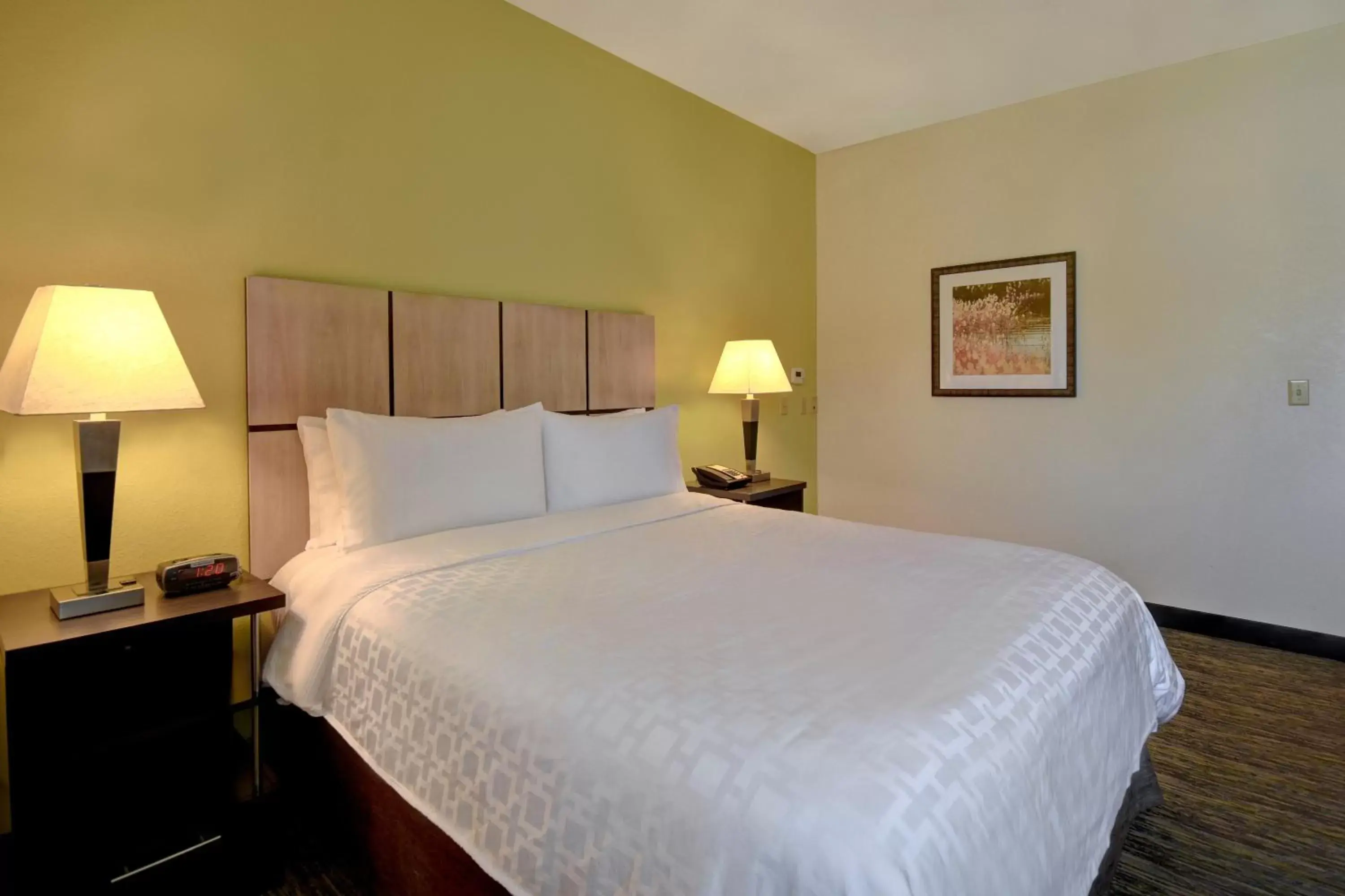 Bedroom, Bed in Candlewood Suites Carrollton, an IHG Hotel