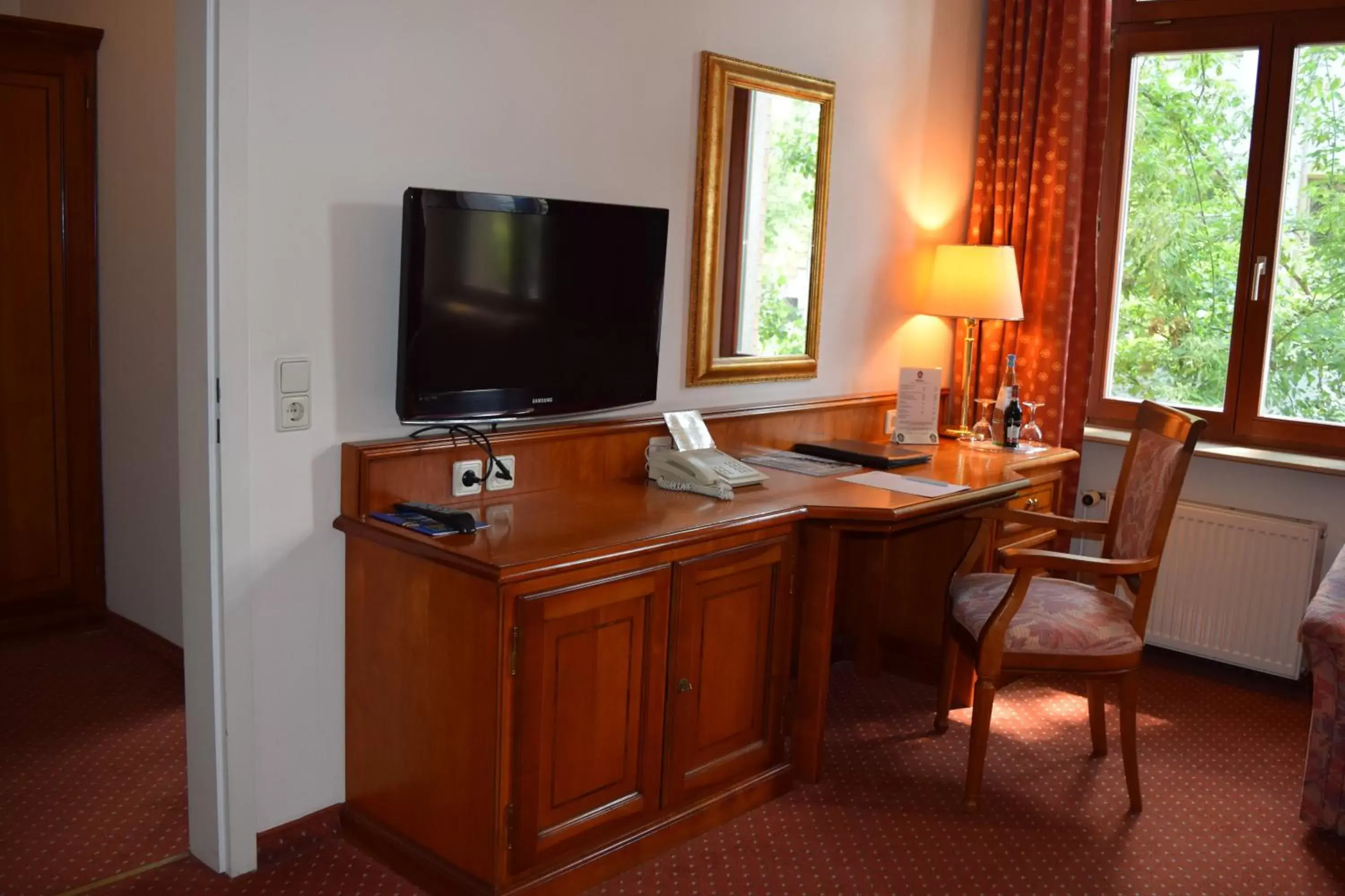 Decorative detail, TV/Entertainment Center in Hotel Artushof