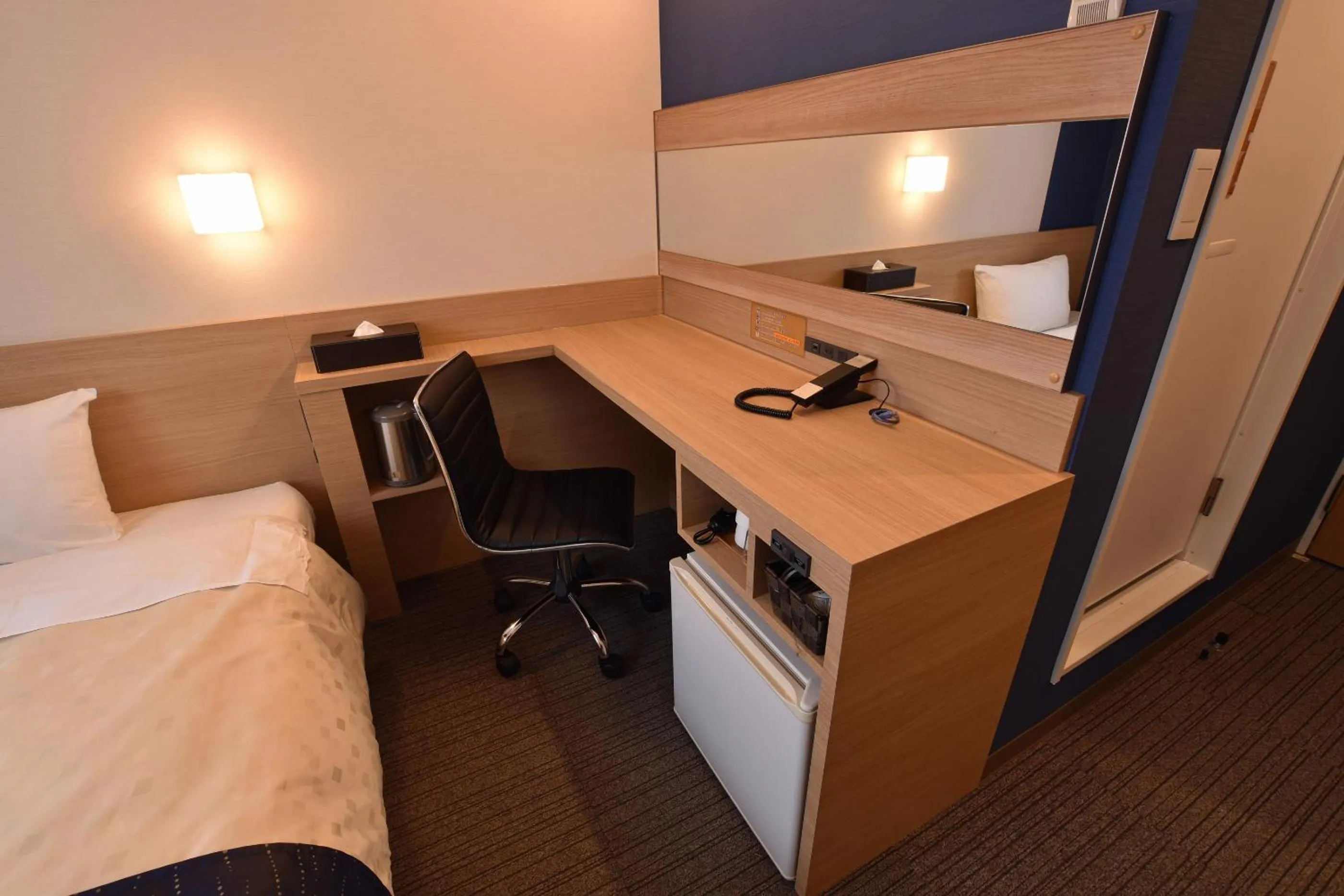 Photo of the whole room, Bed in Asahikawa Sun Hotel