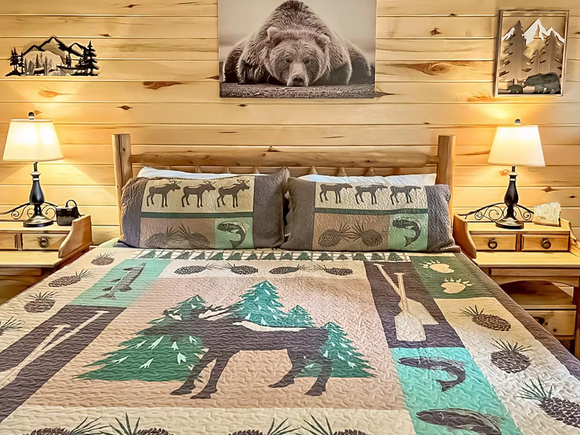 Bed in Nicky's Resort Bed in Nicky's Resort