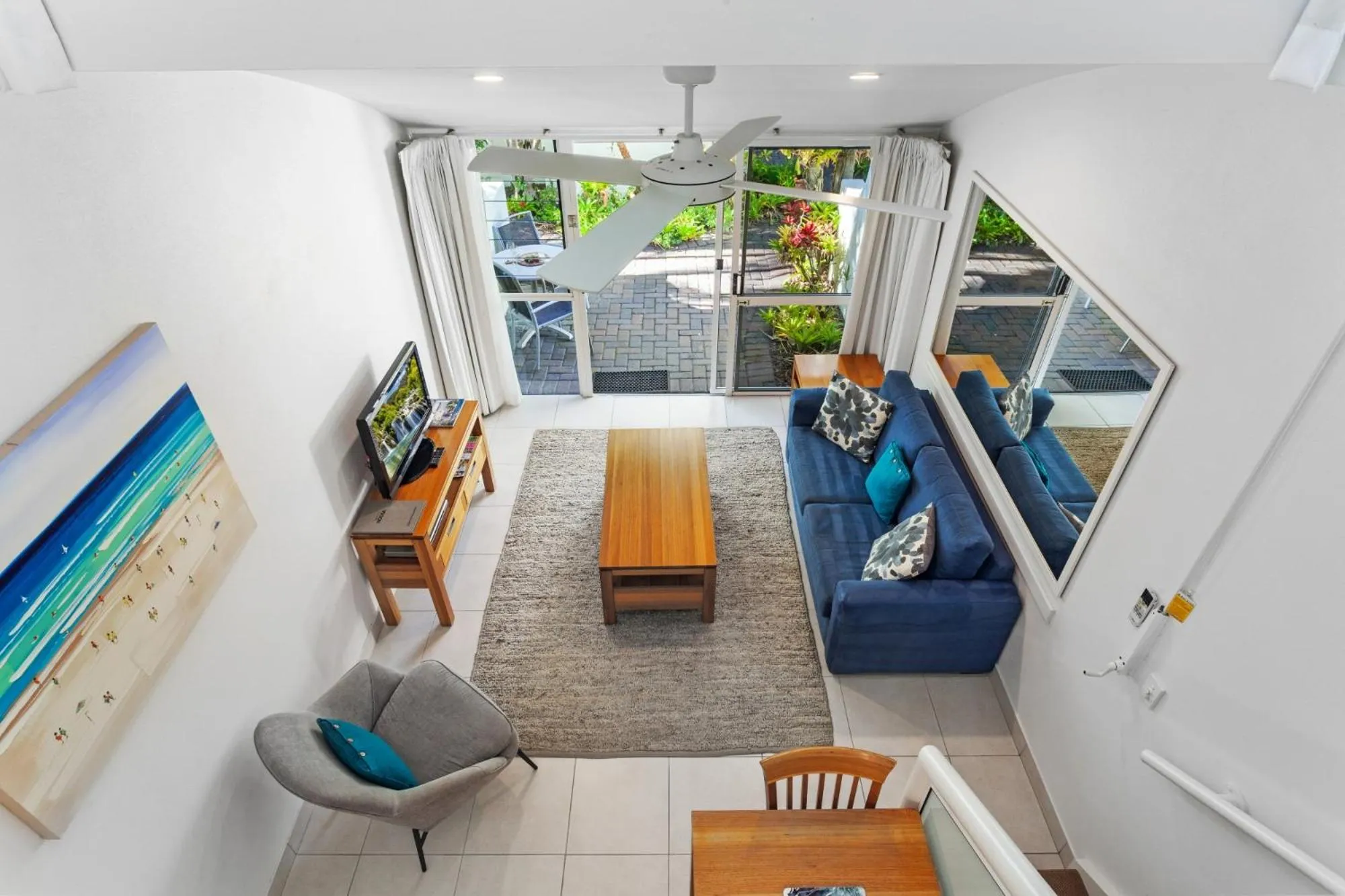 Living room in Caribbean Noosa