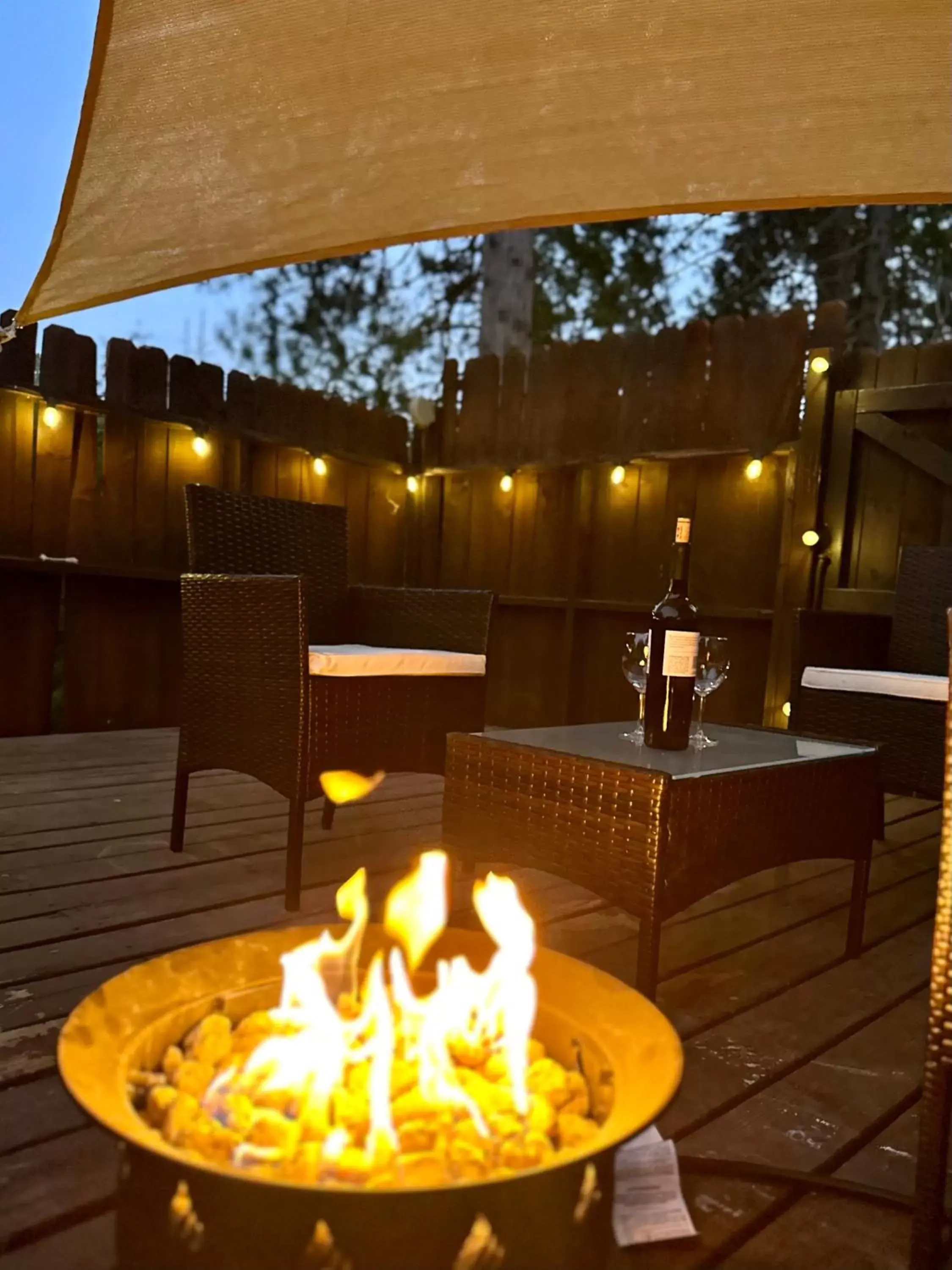 Patio in Yosemite Basecamp