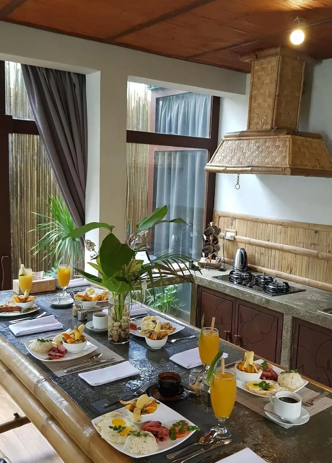 Kitchen or kitchenette, Restaurant/Places to Eat in Buko Beach Resort