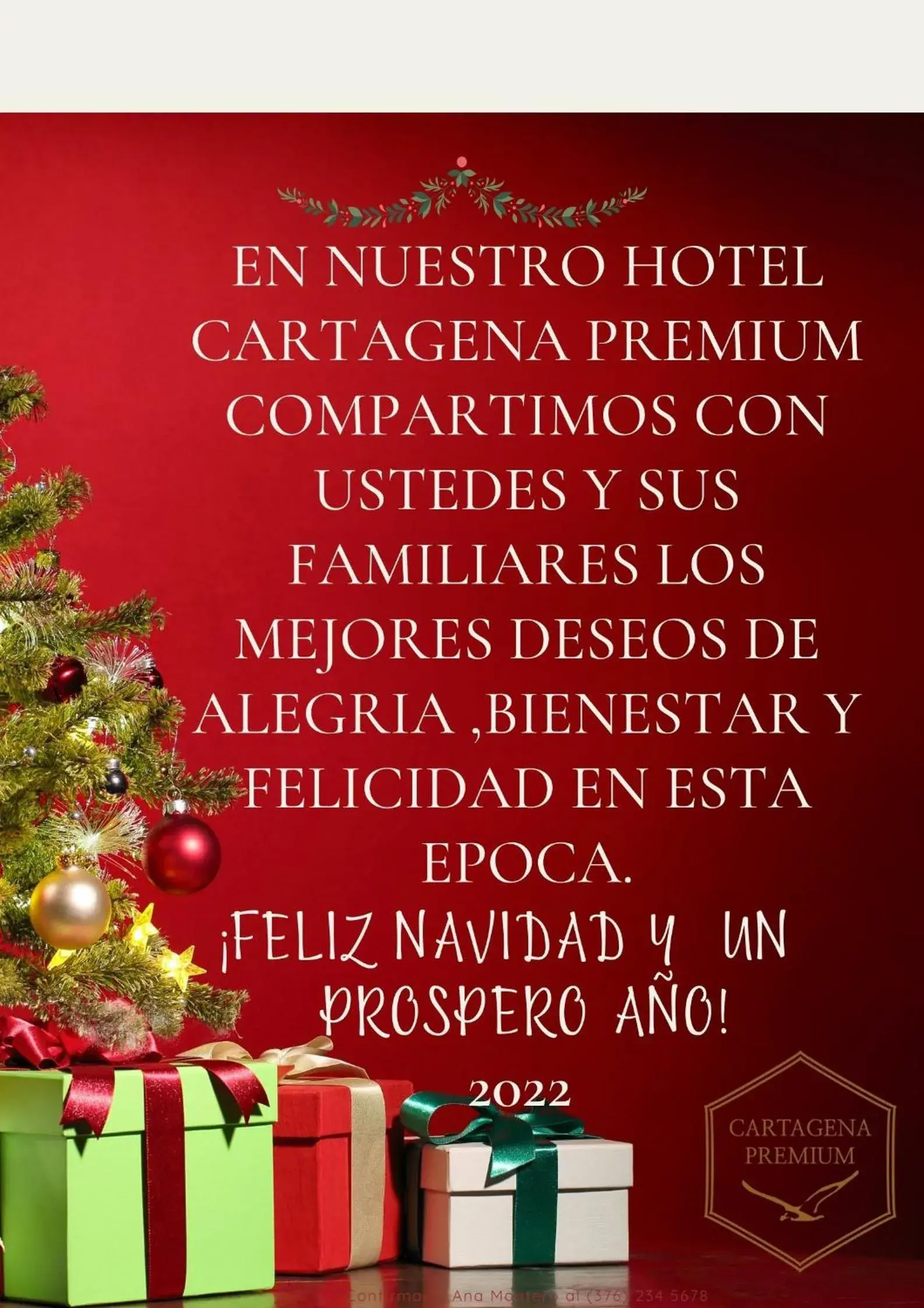 Certificate/Award in Hotel Cartagena Premium