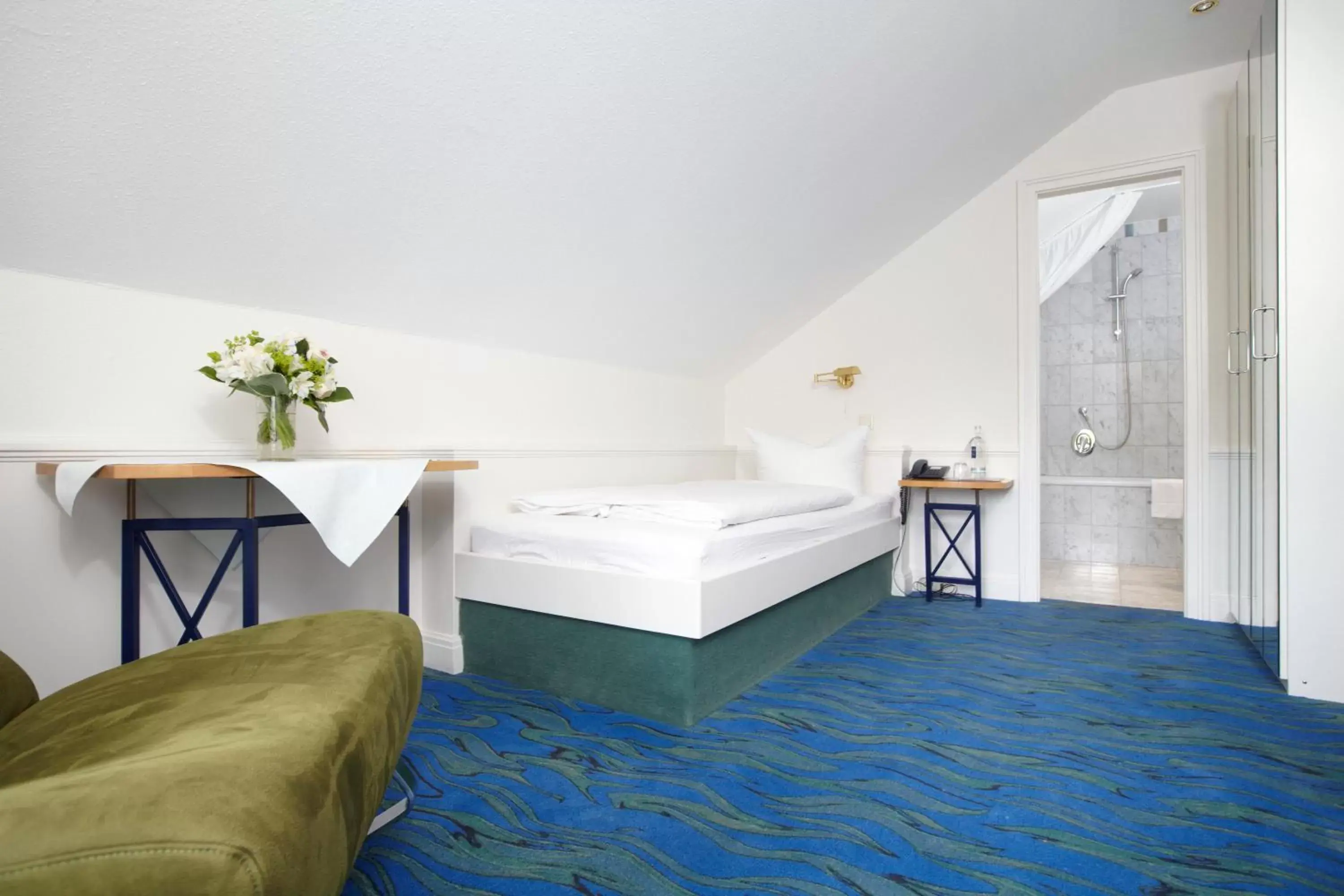 Bed in Hotel Residenz