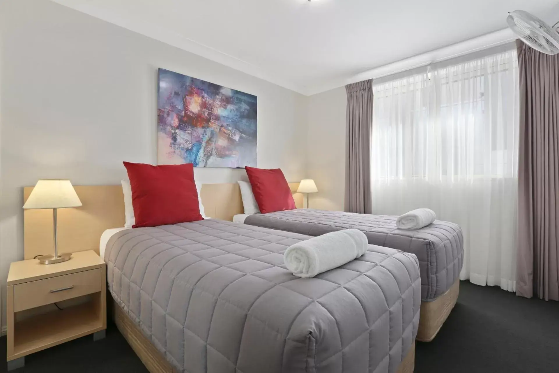 Bed in Terralong Terrace Apartments