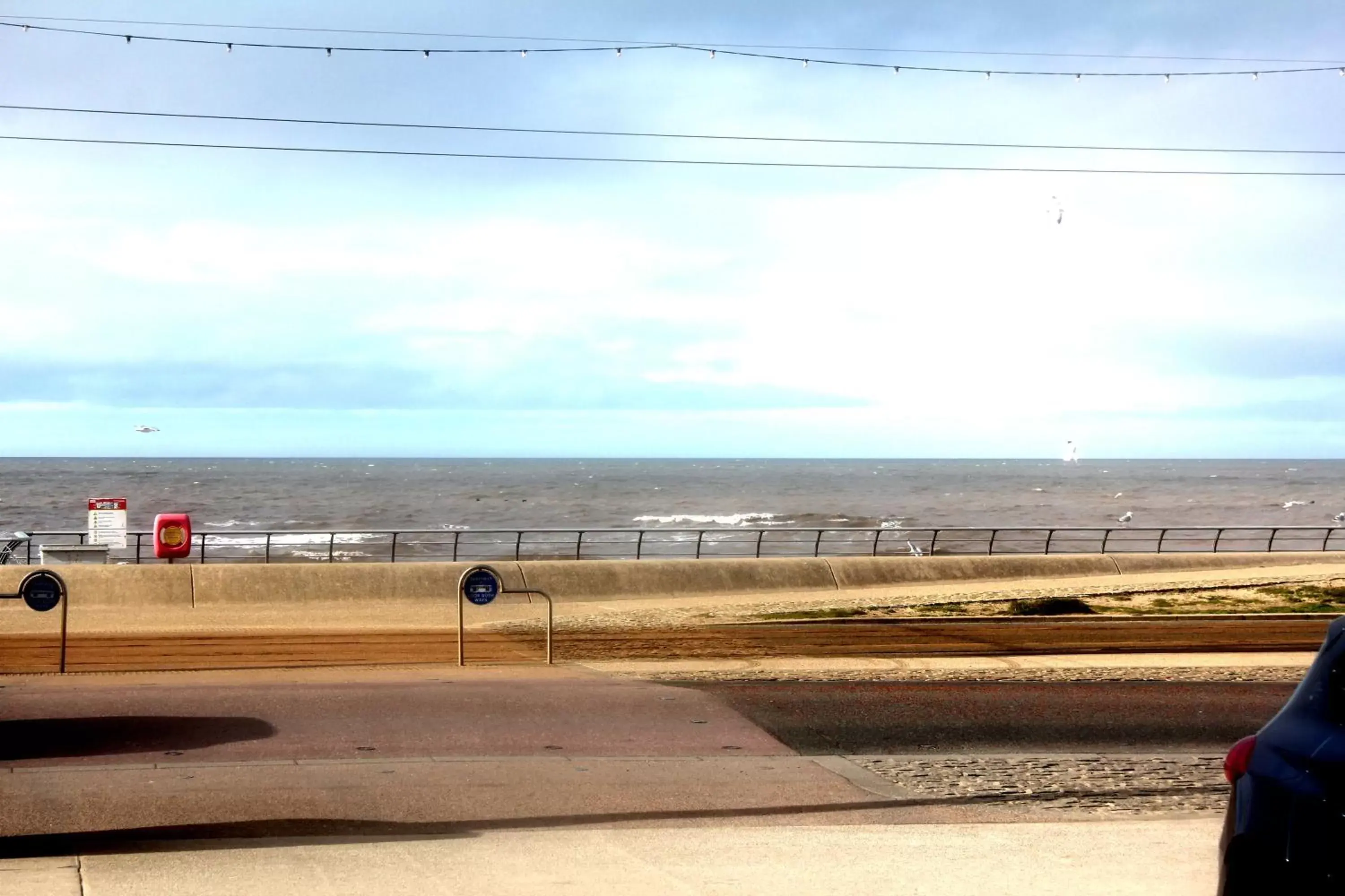 View (from property/room), Beach in Blackpool Resort Hotel