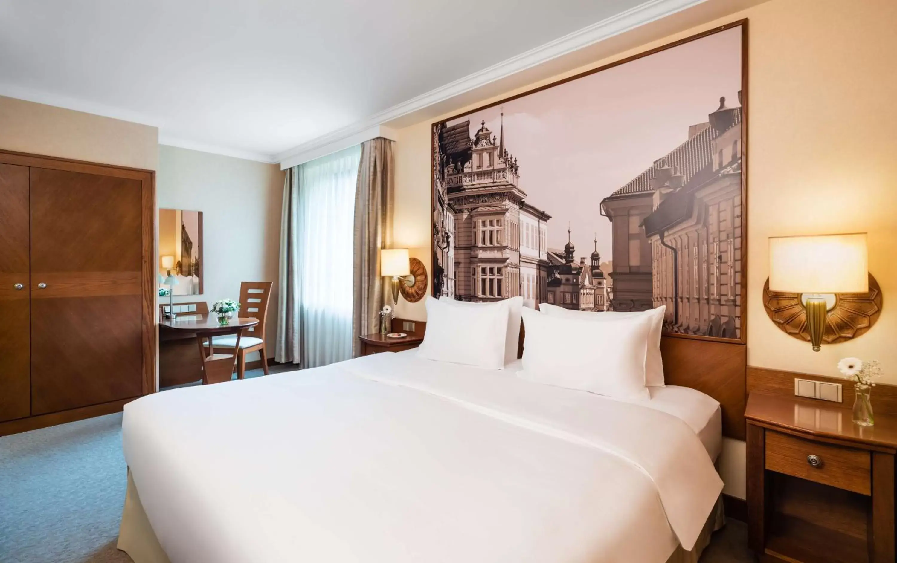 Photo of the whole room, Bed in Lindner Hotel Prague Castle, part of JdV by Hyatt