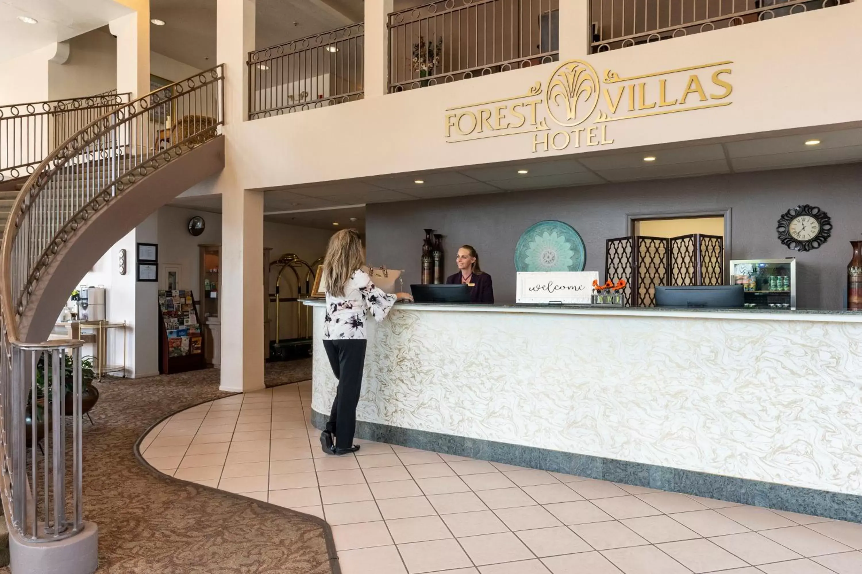 Staff in Forest Villas Hotel