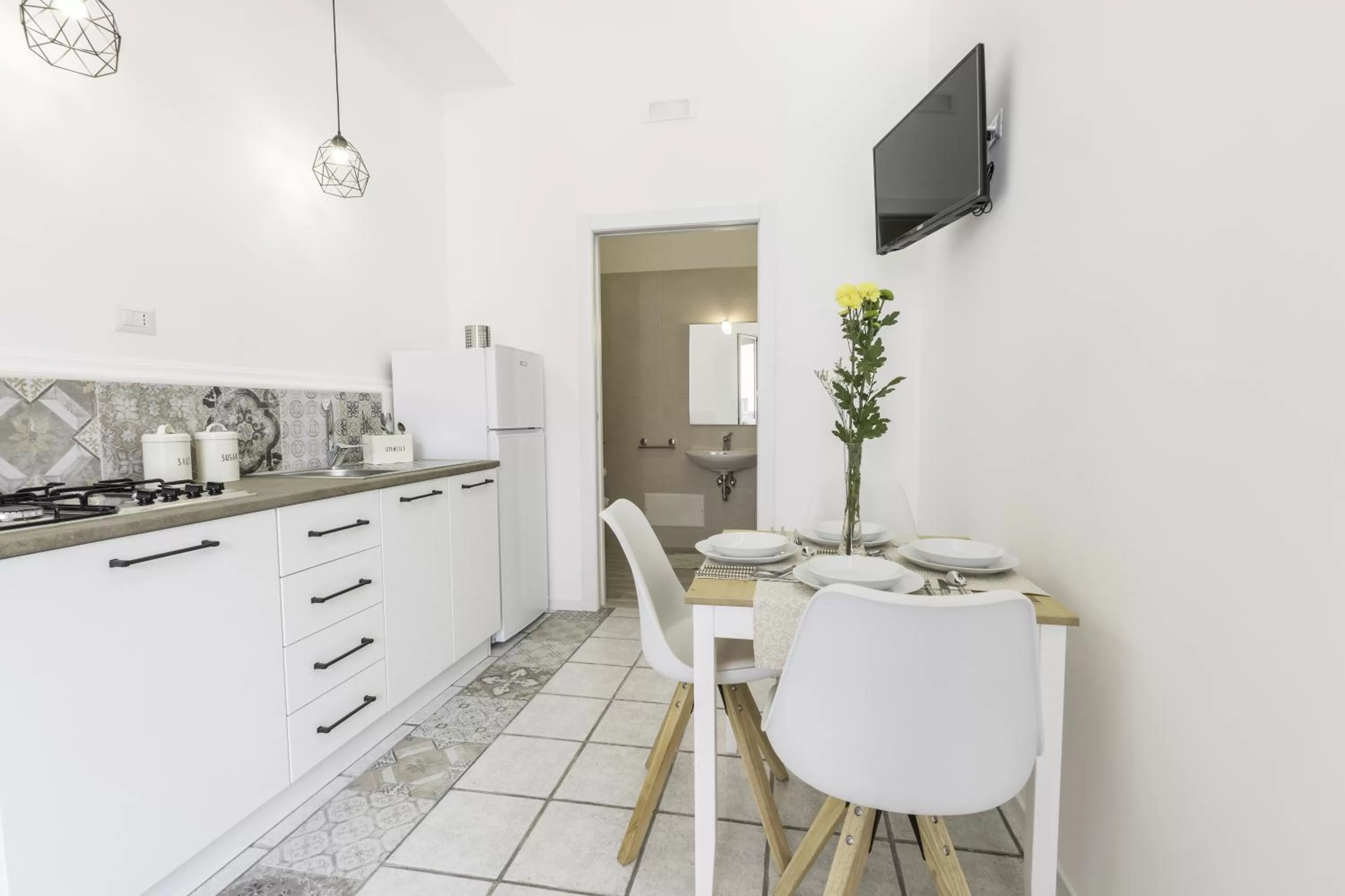 Kitchen/Kitchenette in La Gemma del Salento Rooms&Apartments