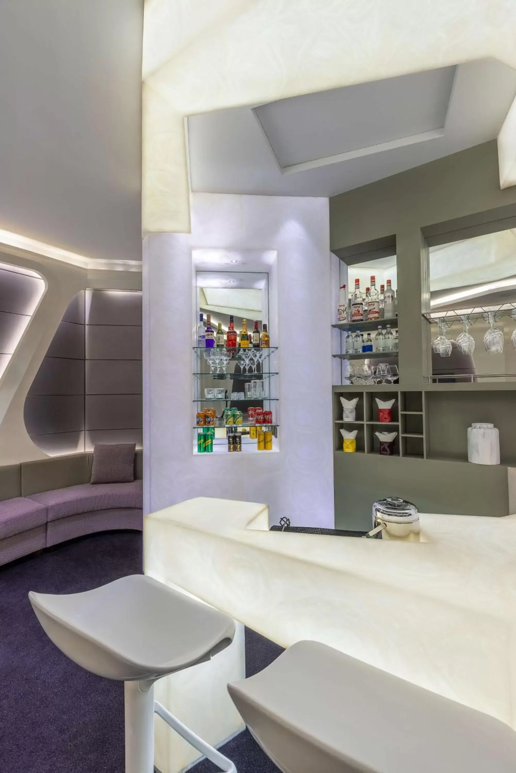 Bathroom, Lounge/Bar in V Hotel Dubai, Curio Collection by Hilton