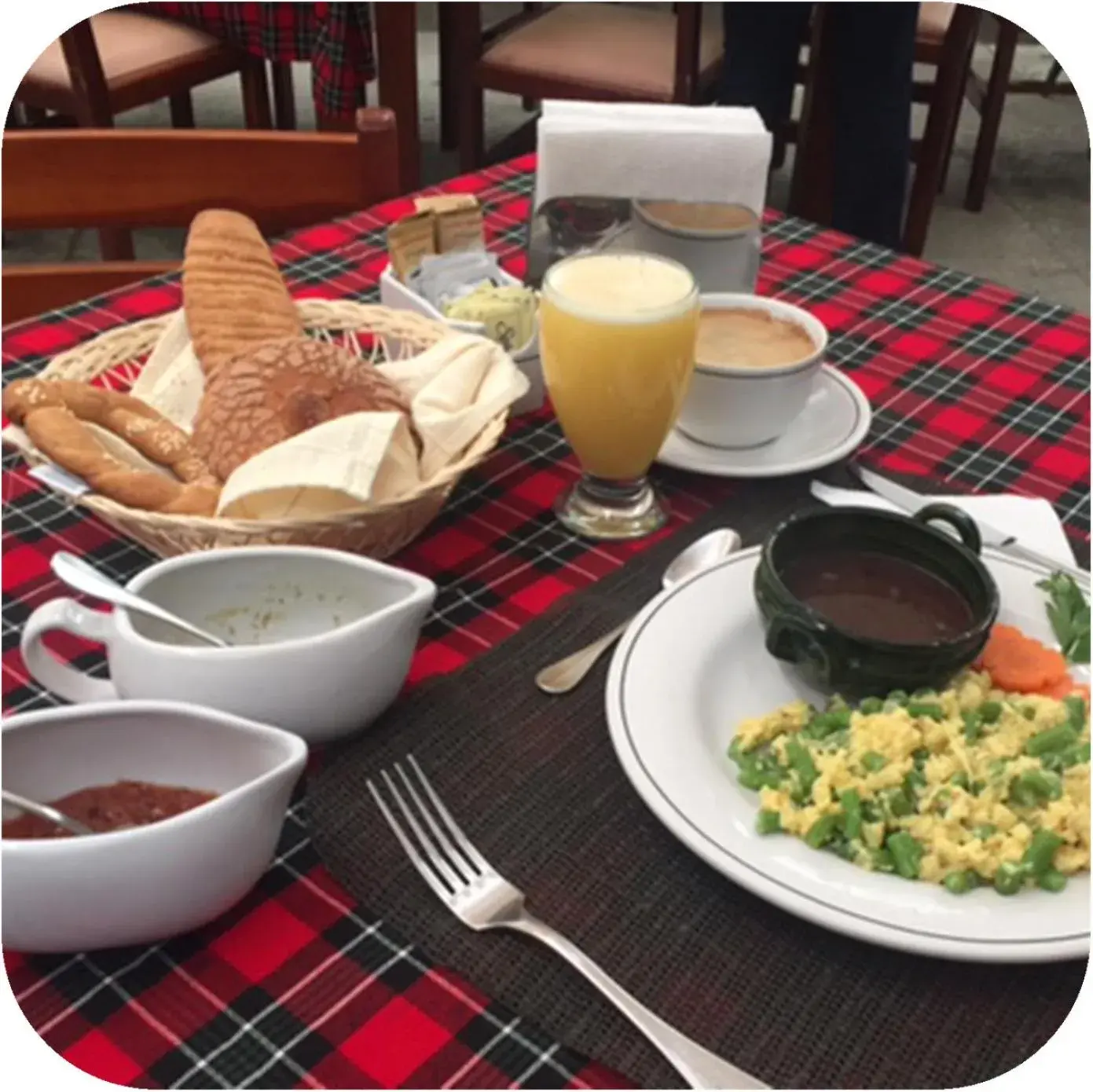 Breakfast in Hotel Casa Antigua