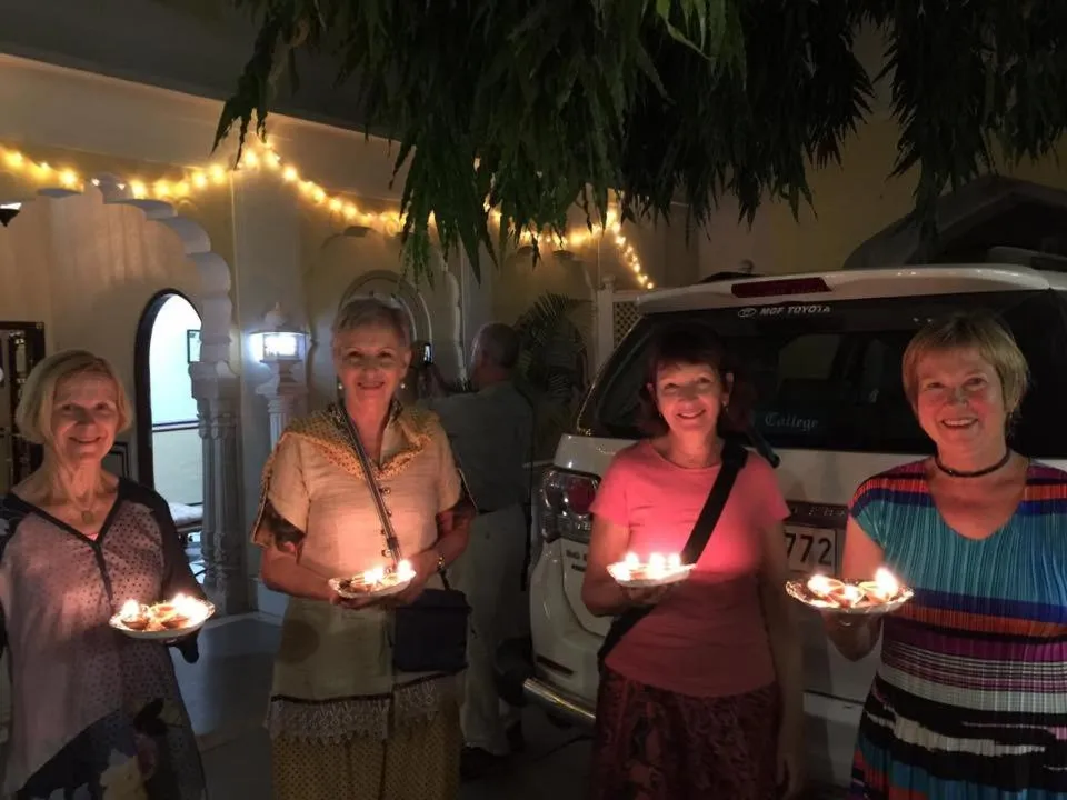 People in Khatu Haveli