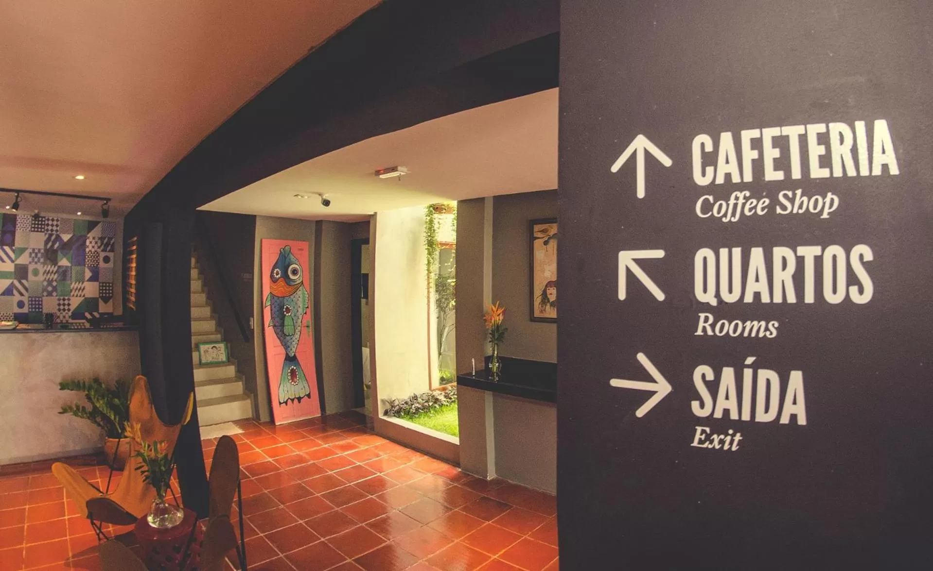 Communal lounge/ TV room in Xilo Design Hotel