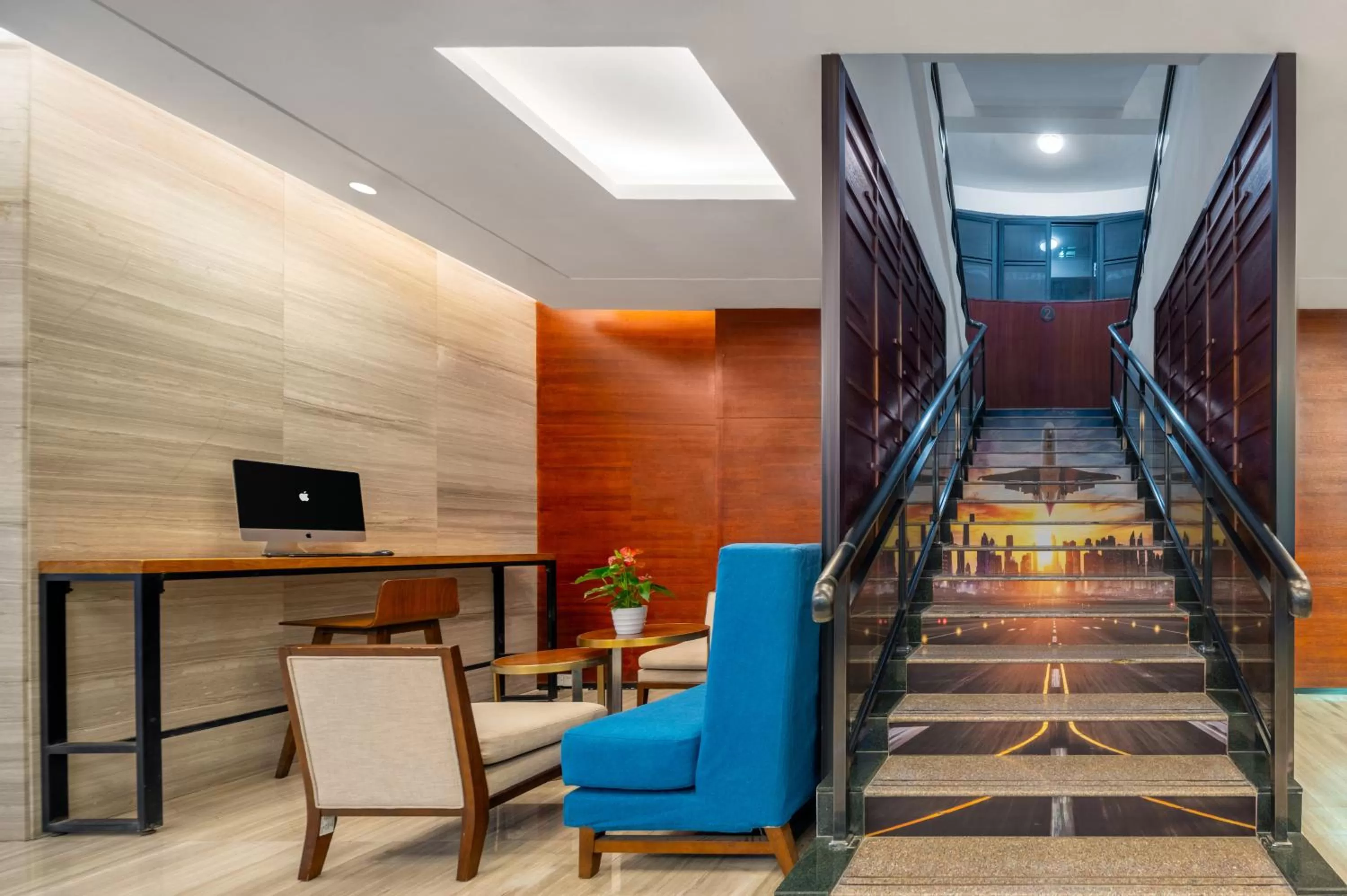 Seating area in Ausotel Smart Baiyun International Airport T2