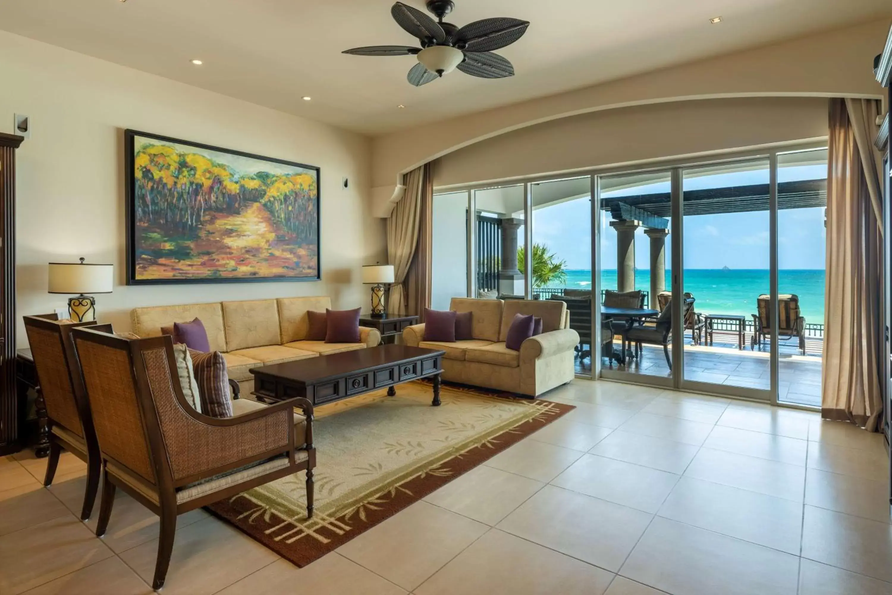 Bed, Seating Area in Grand Residences Riviera Cancun, All Inclusive