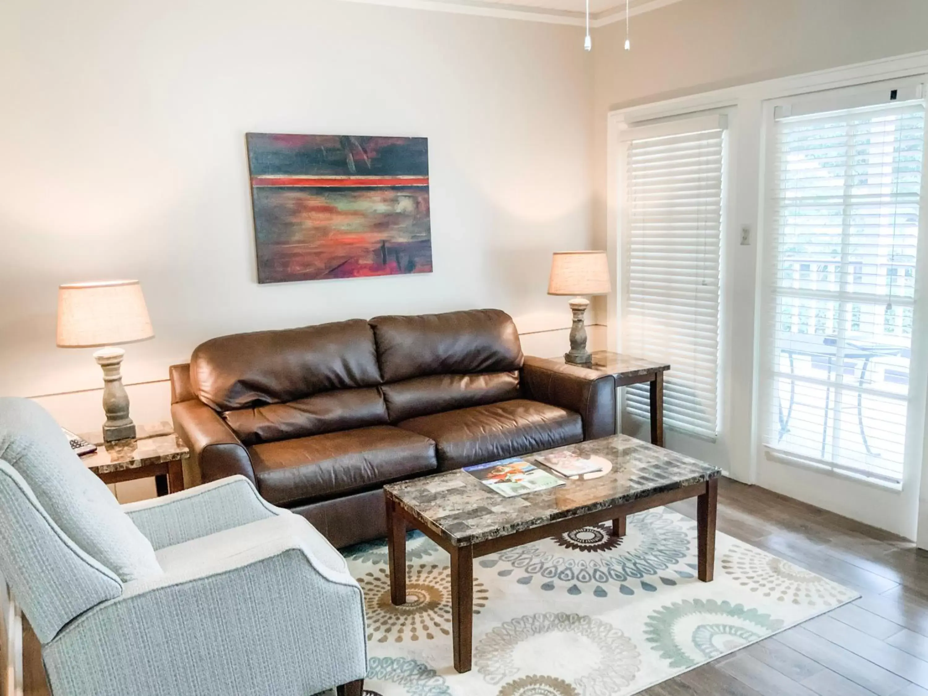 Living room, Seating Area in The Lodge at The Bluffs