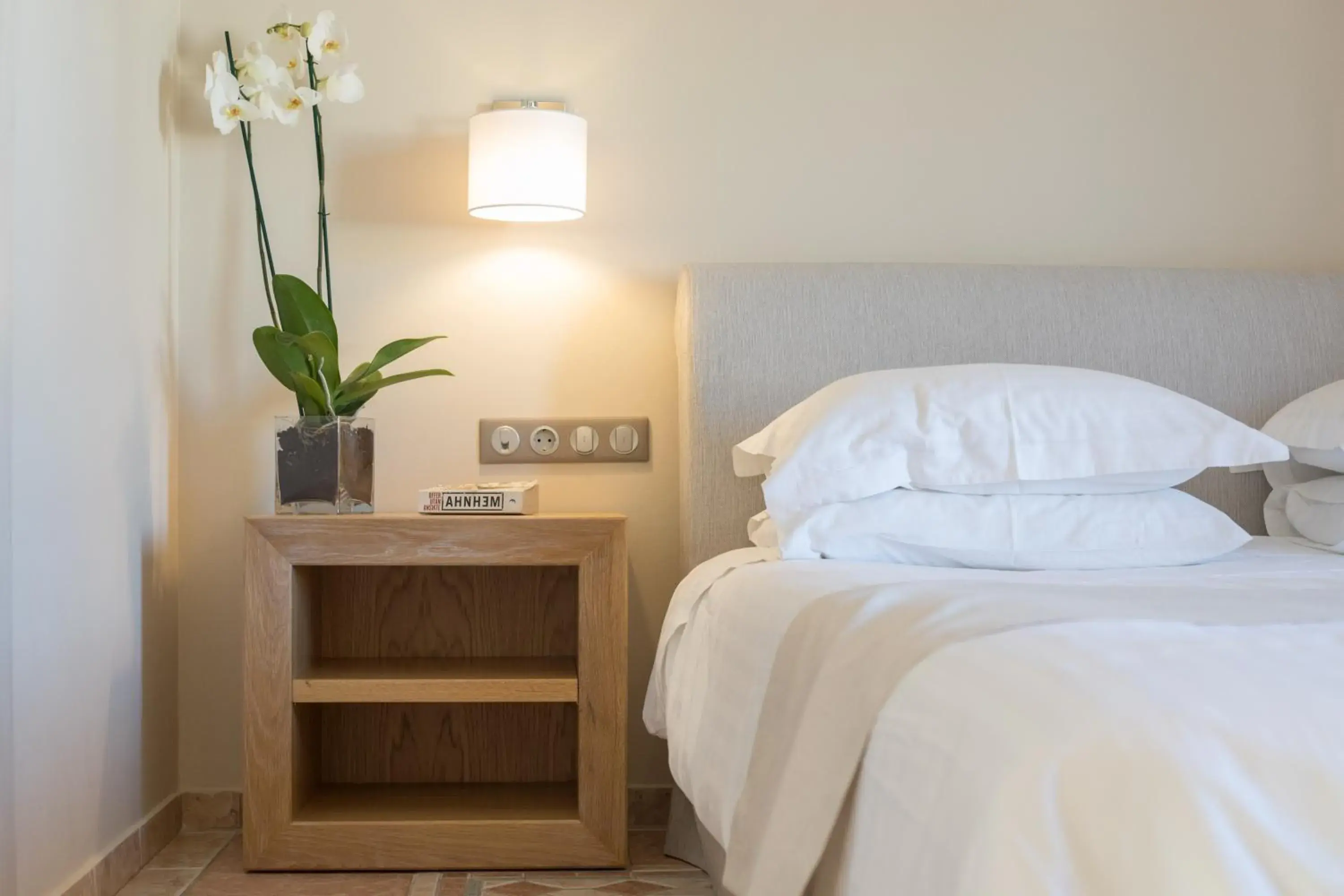 Decorative detail, Bed in Porto Naxos